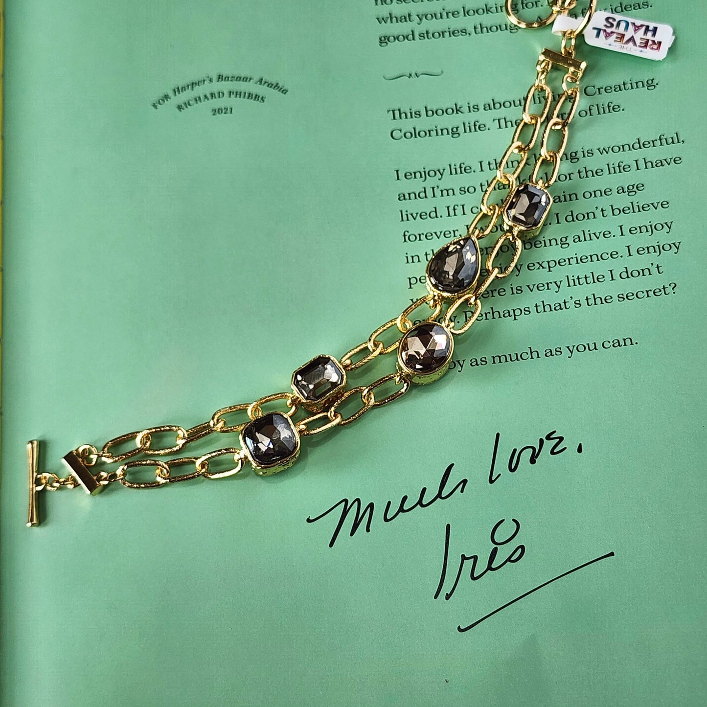 Linked Gems Bracelet