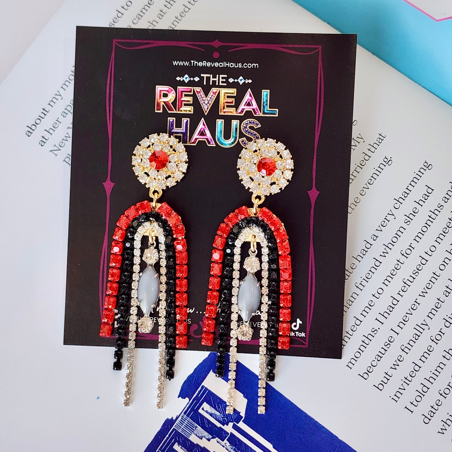 The Muse- Paris Nights Crystal Earrings