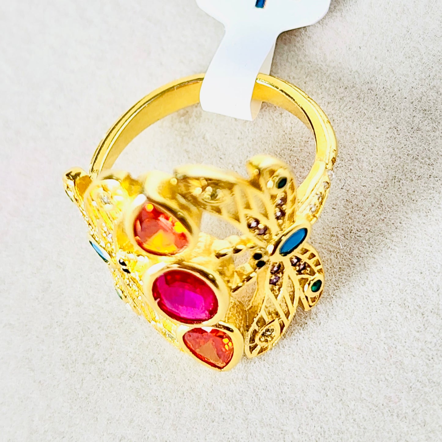 The Meeting Point- Sterling Gold Vermeil Ring