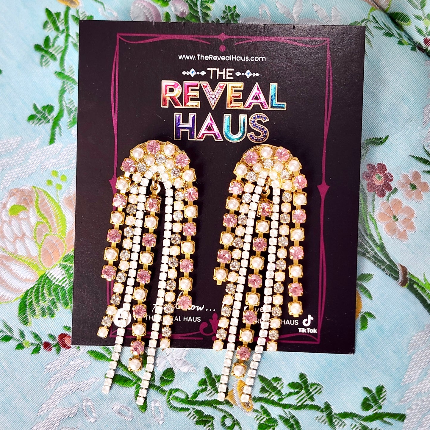 Rosalie Crystal Earrings The Muse Collection