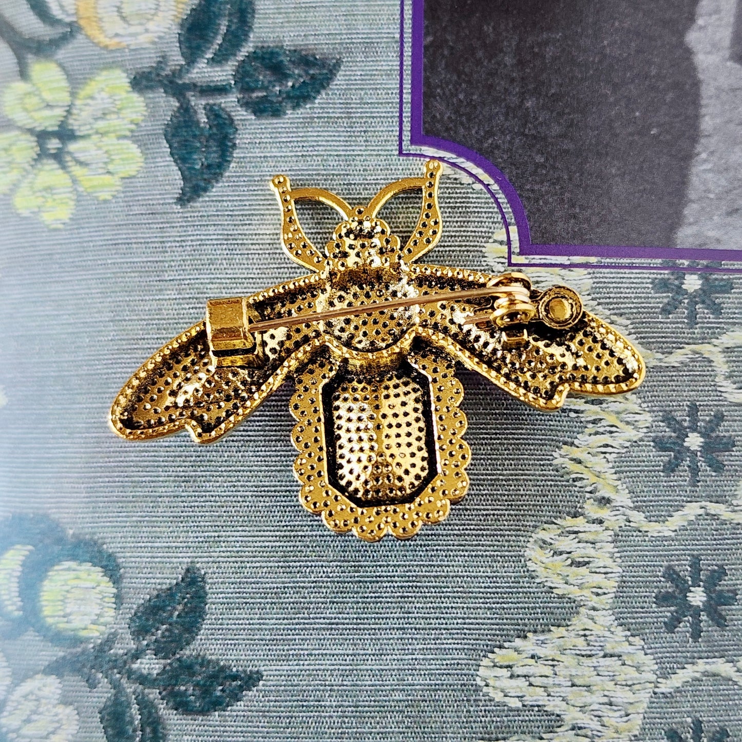 Crystal Bee Brooch