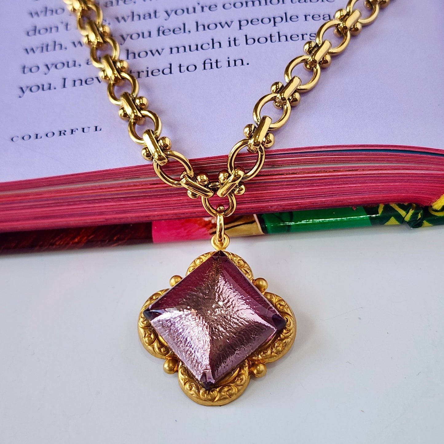 The Bordeaux Chateau Necklace