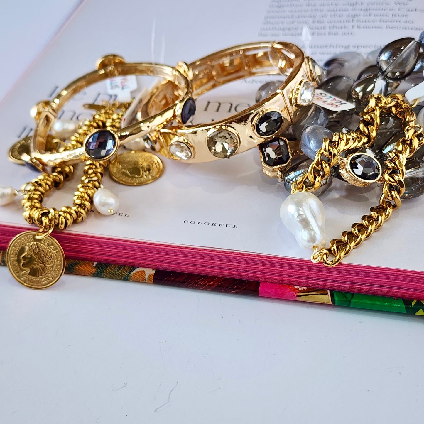 The Midnight Champagne Bracelet