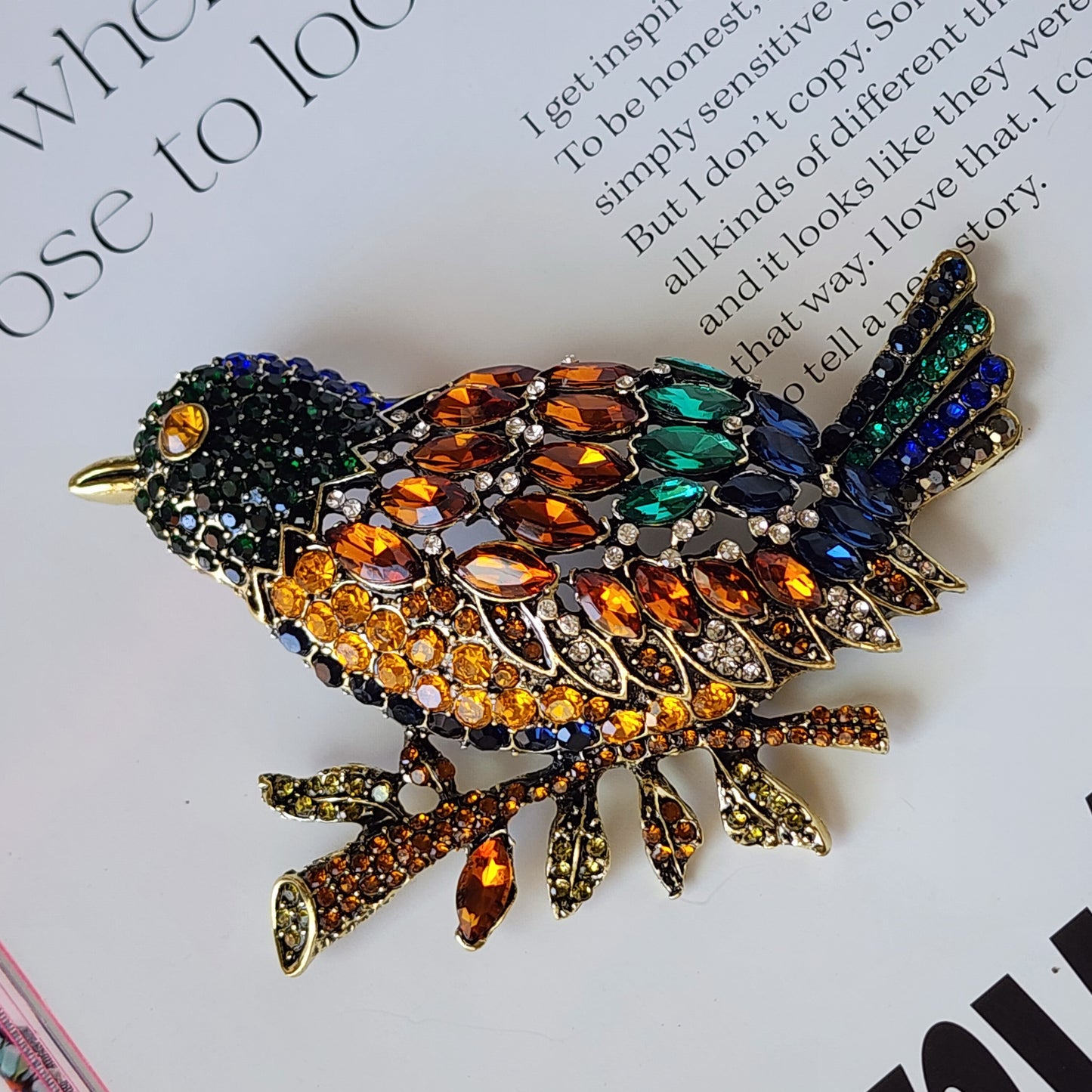 The Midnight Aviary Brooch