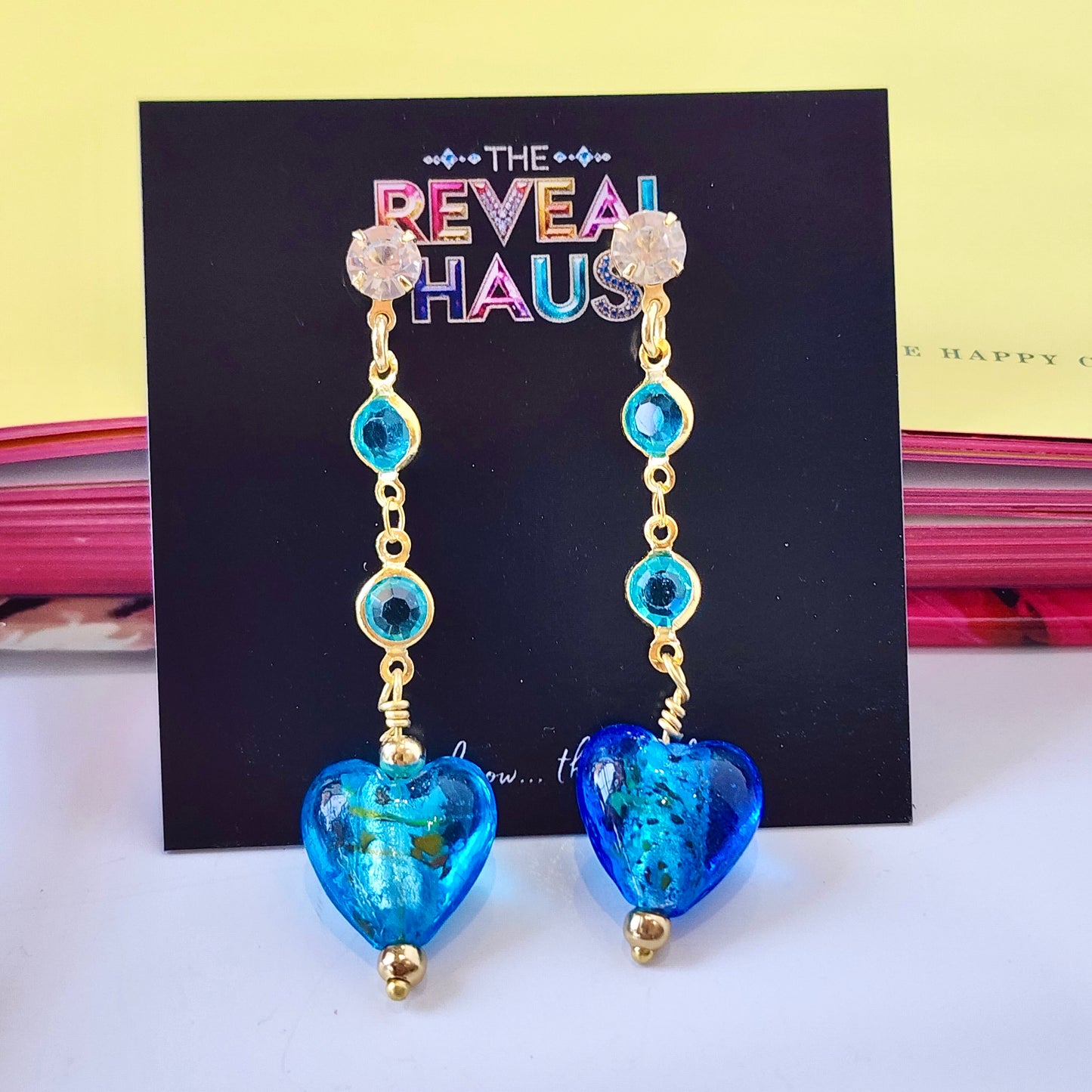 The Murano Heart Earrings