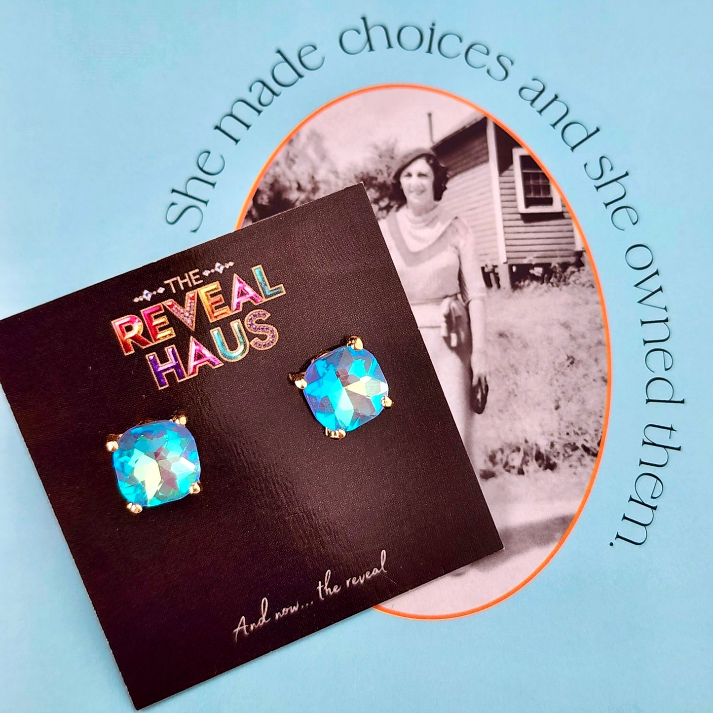 The Ross Crystal Stud Earrings