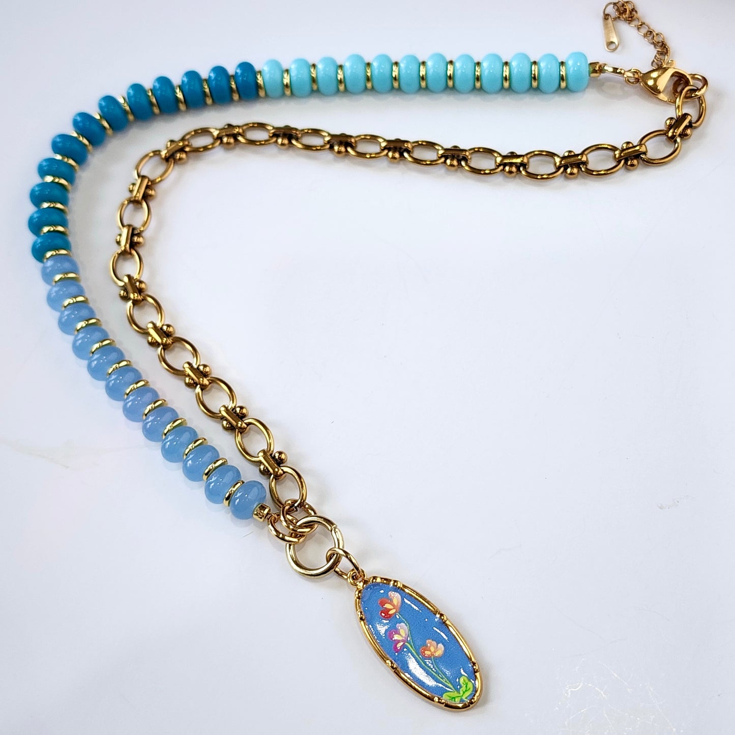 Bluebell Link Necklace