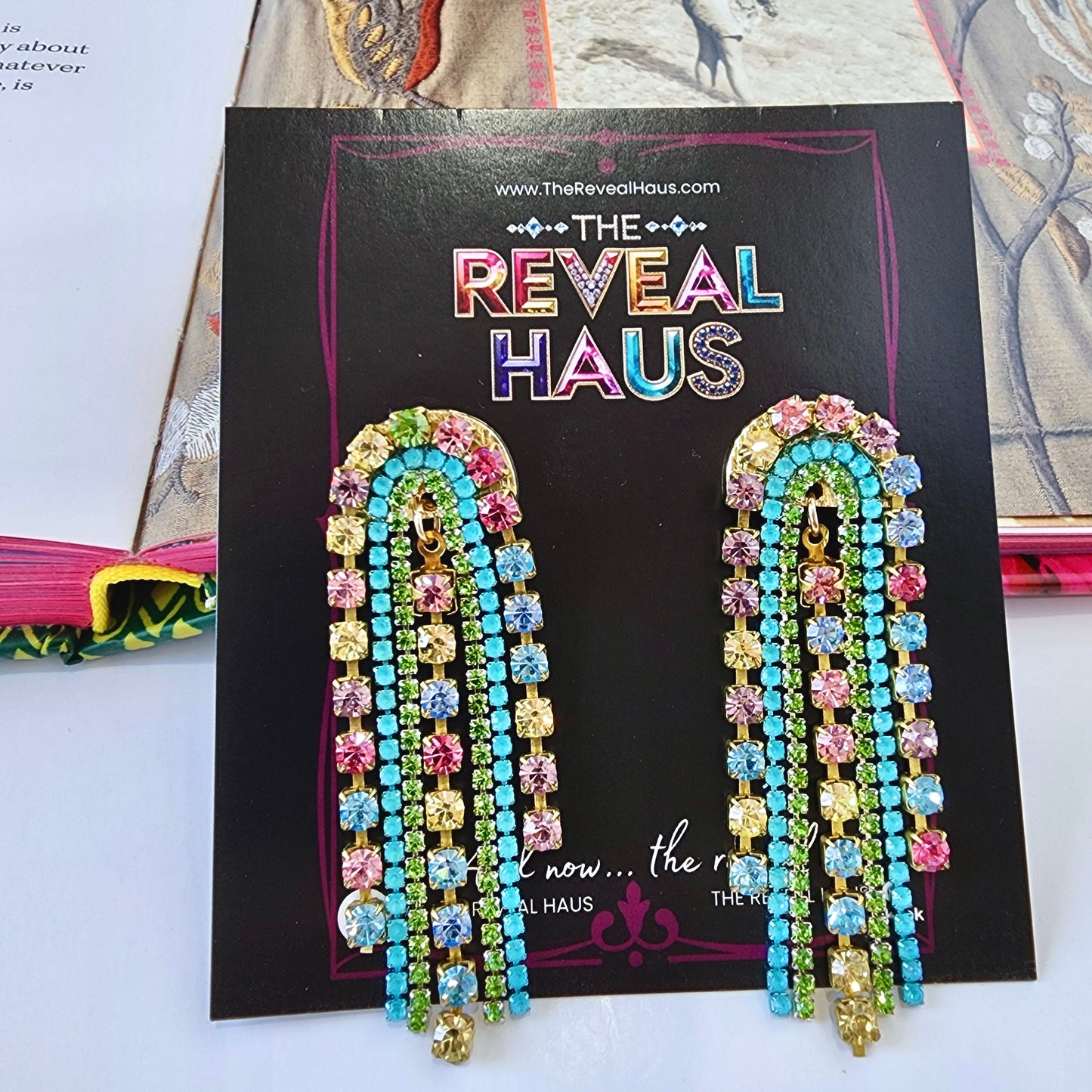 Carousel Crystal Earrings The Muse Collection