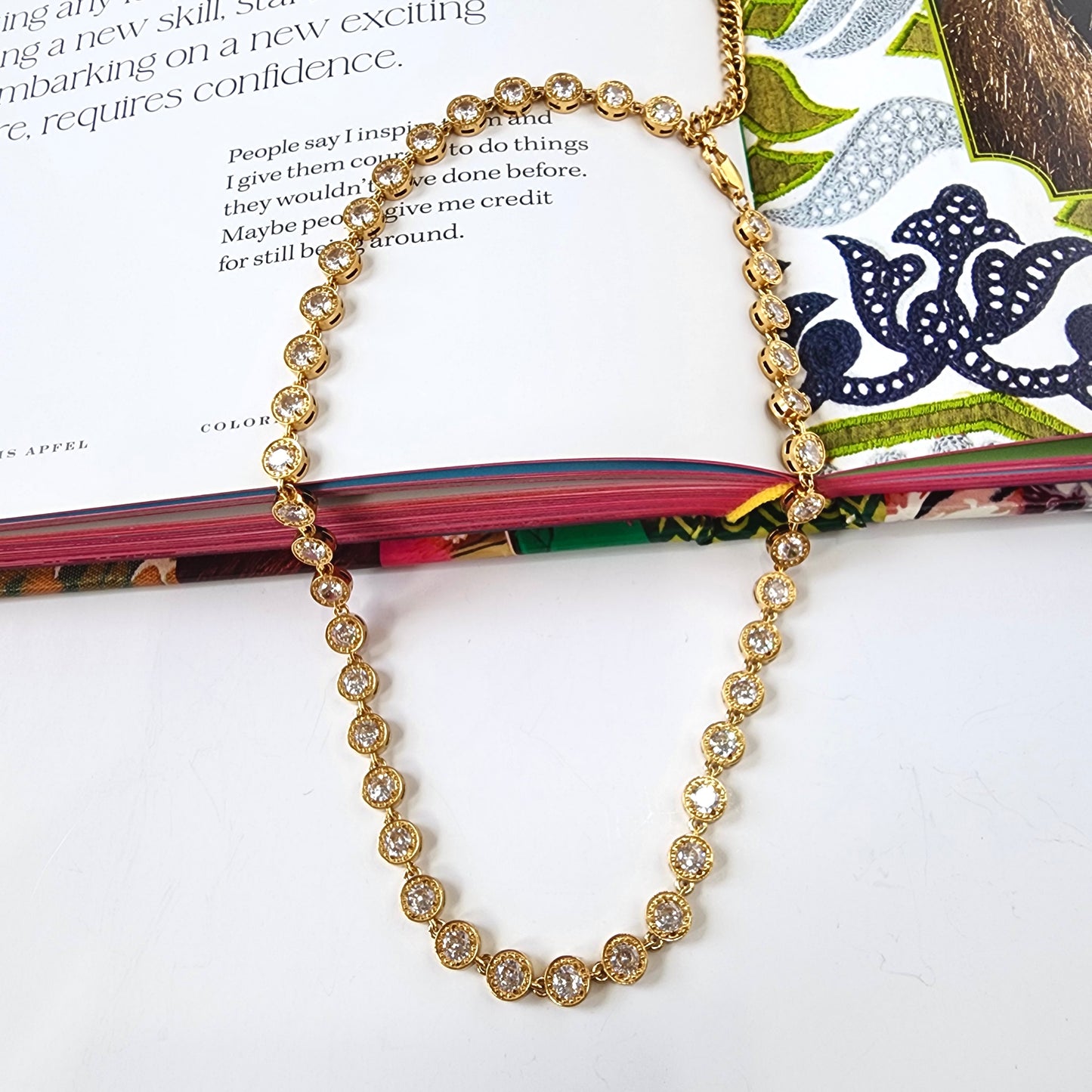 On Repeat- Tennis Necklace