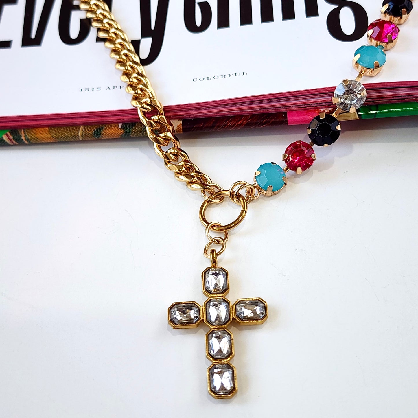 The Cabana Nights Crystal Necklace