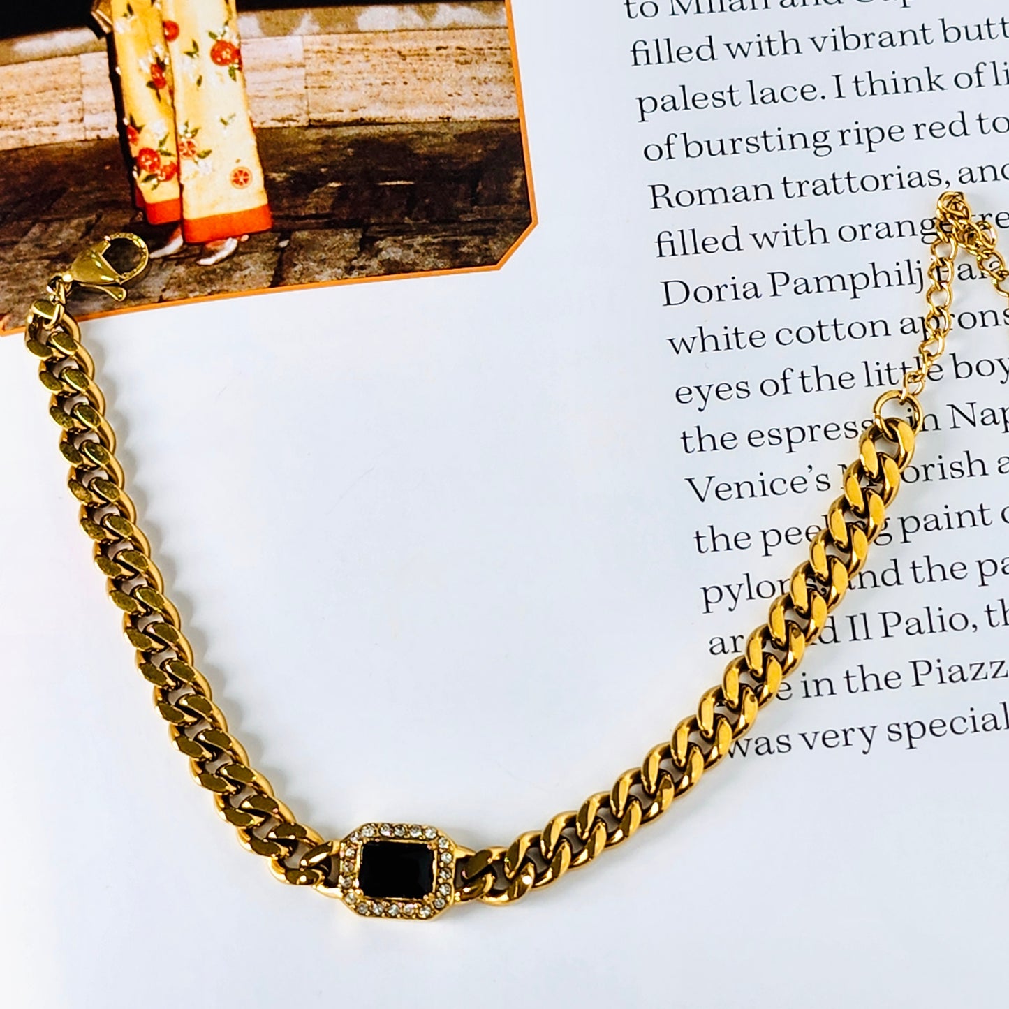 5th Avenue Black Cuban Bracelet