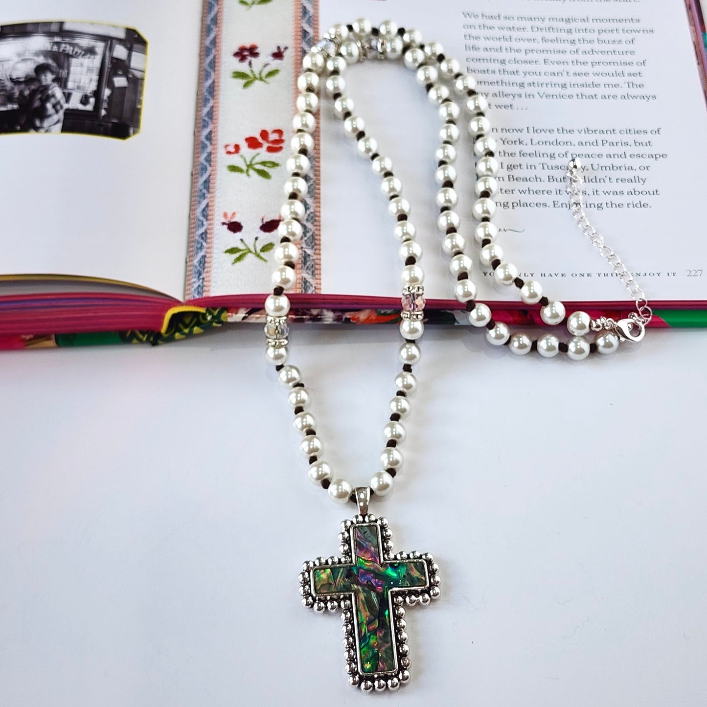 The Abalone Relic Cross Necklace