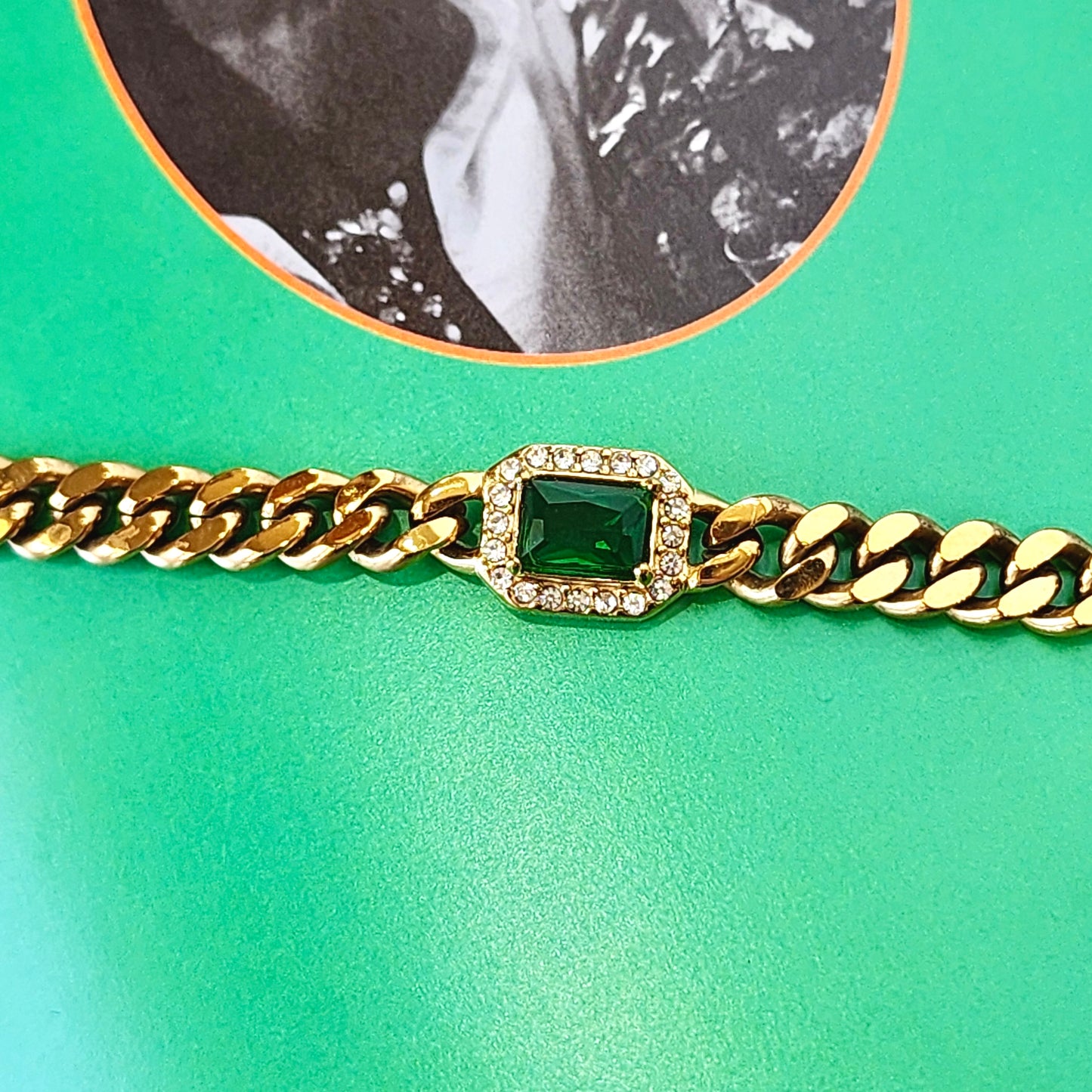 5th Ave Cuban Crystal Bracelet