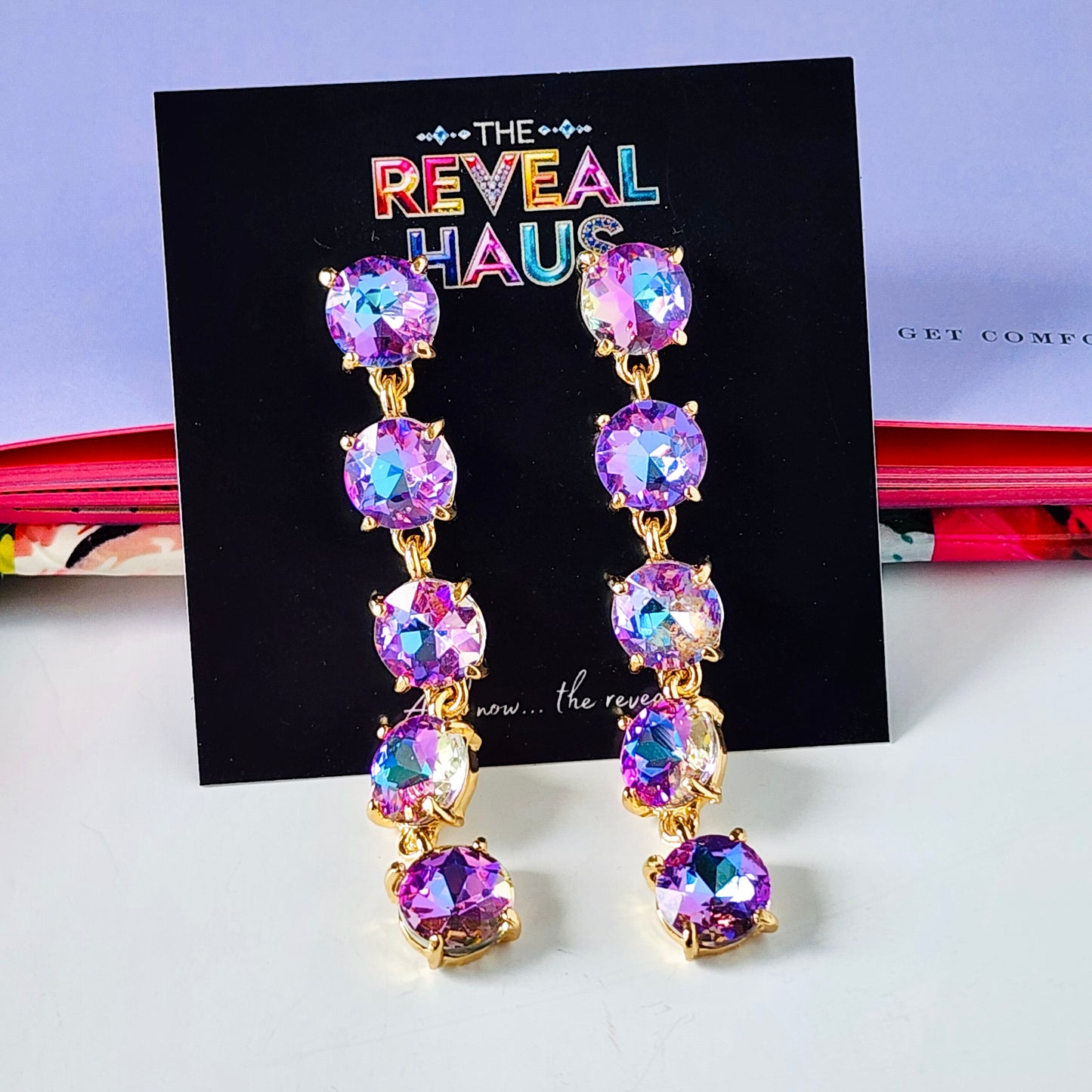 The Stevie Drop Crystal Earrings