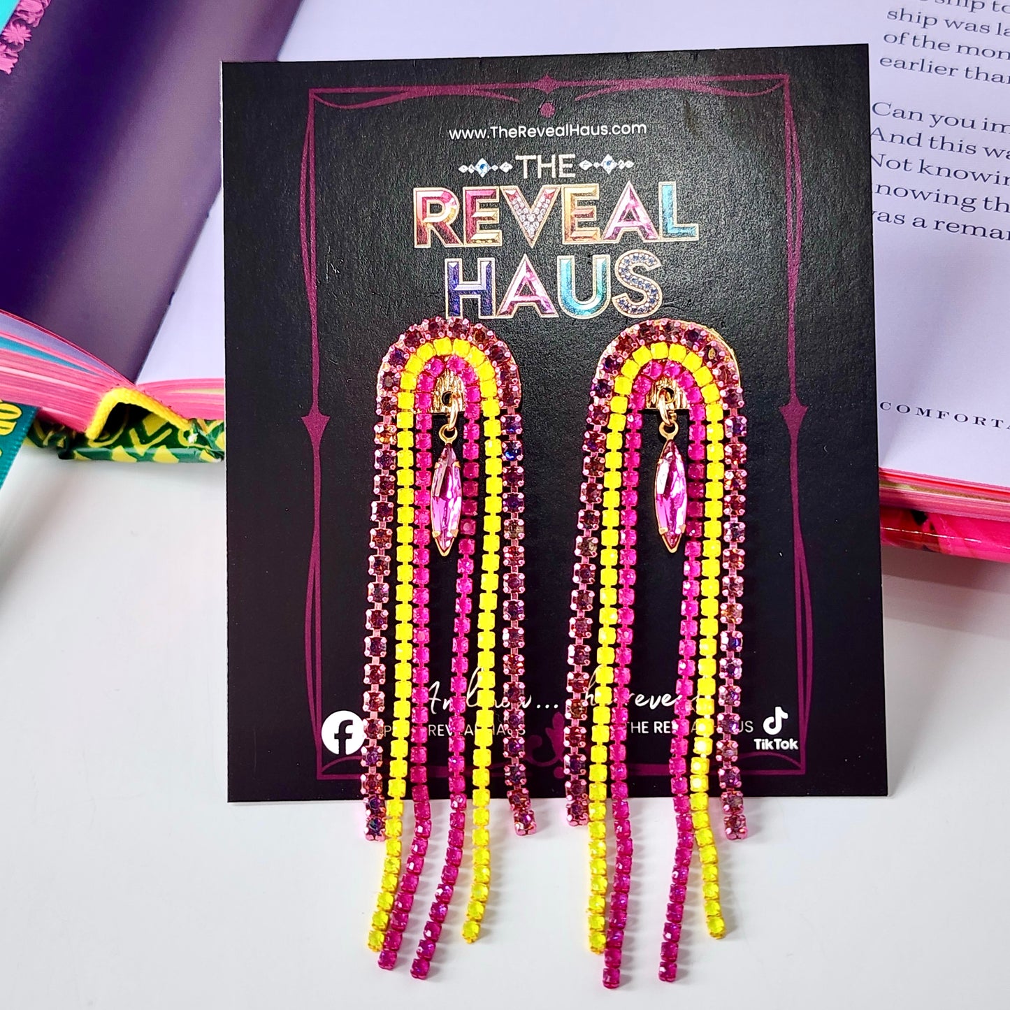 Taffy Tropics Crystal Earrings The Muse Collection
