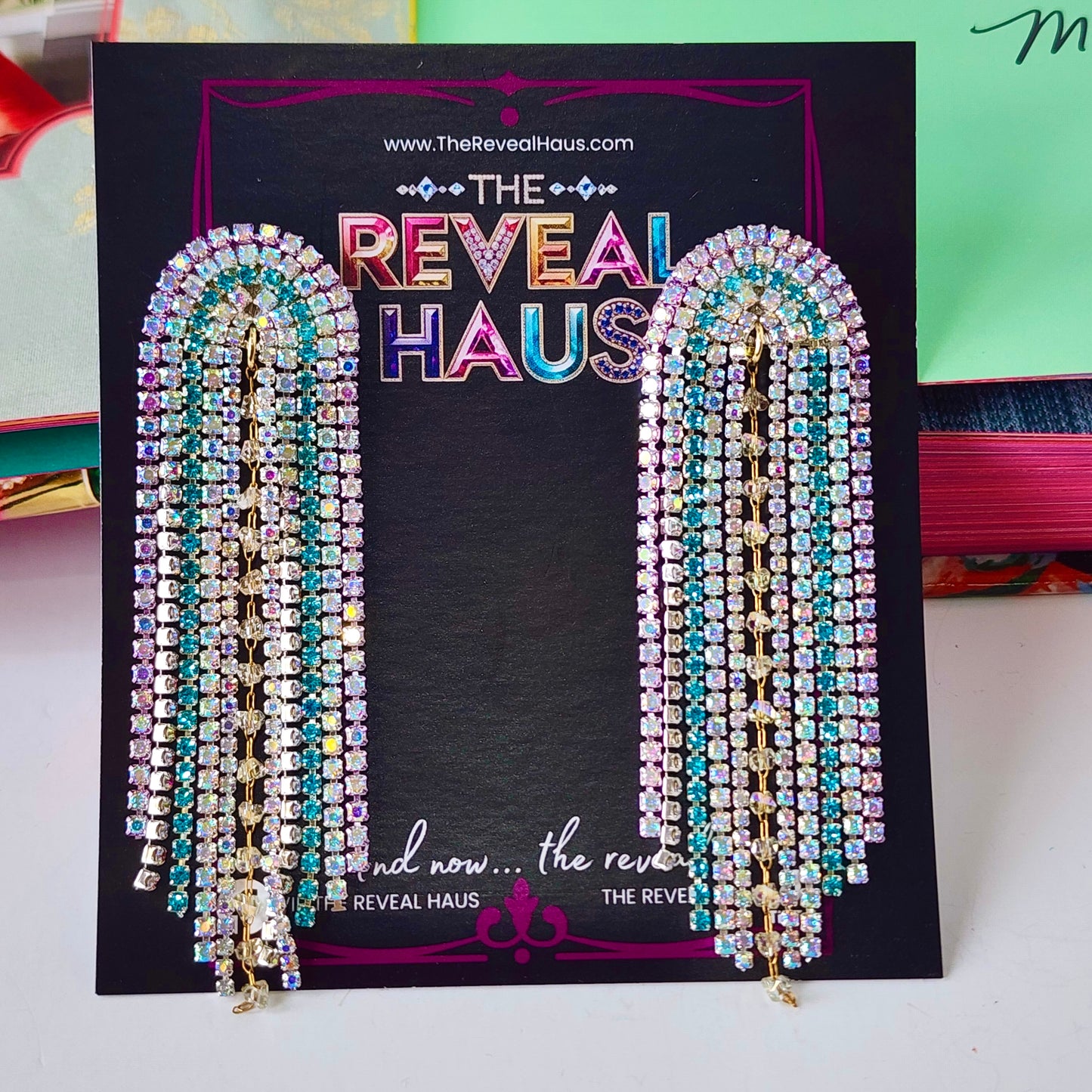 Riviera Lights Crystal Earrings The Muse Collection