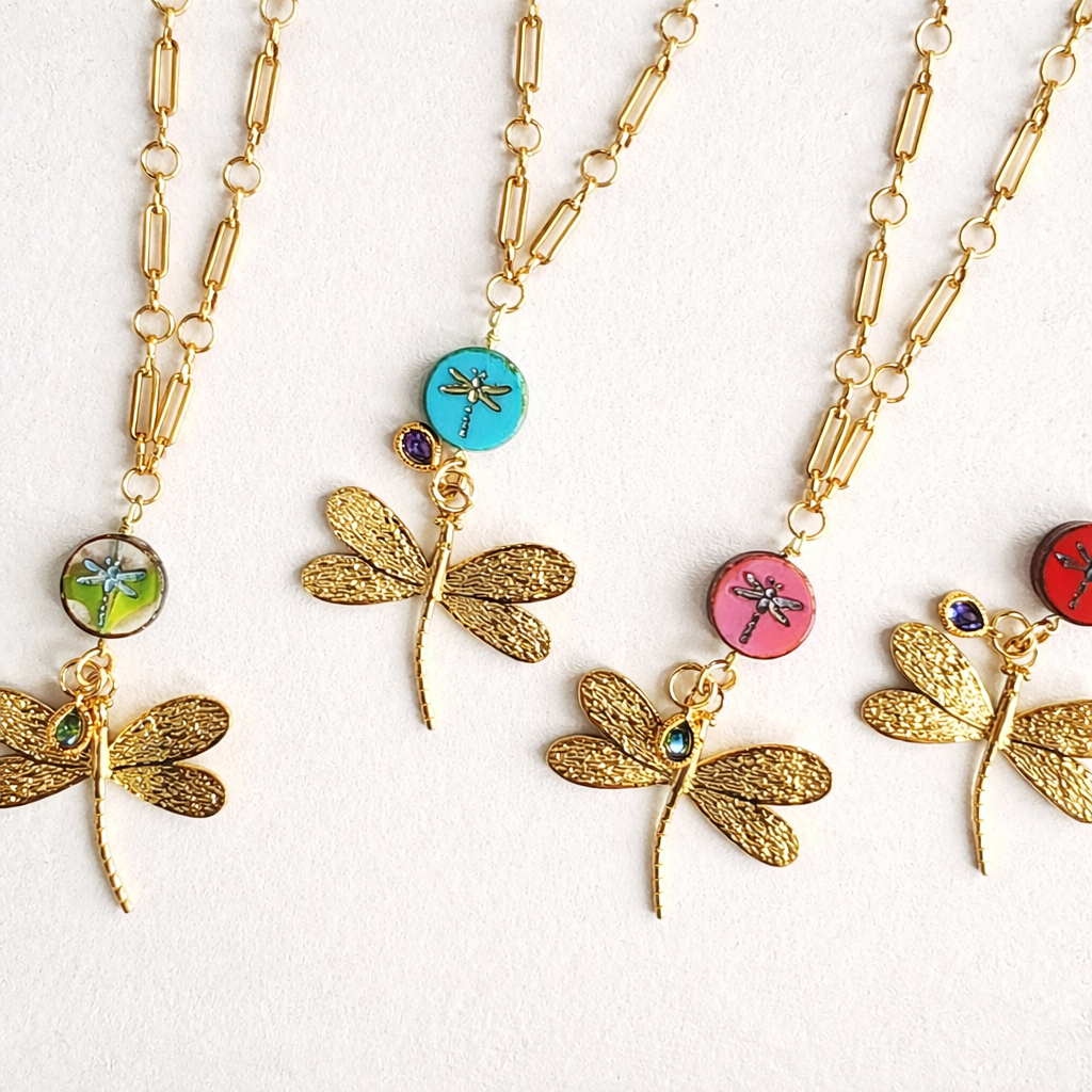 The Jardin Dragonfly Necklace