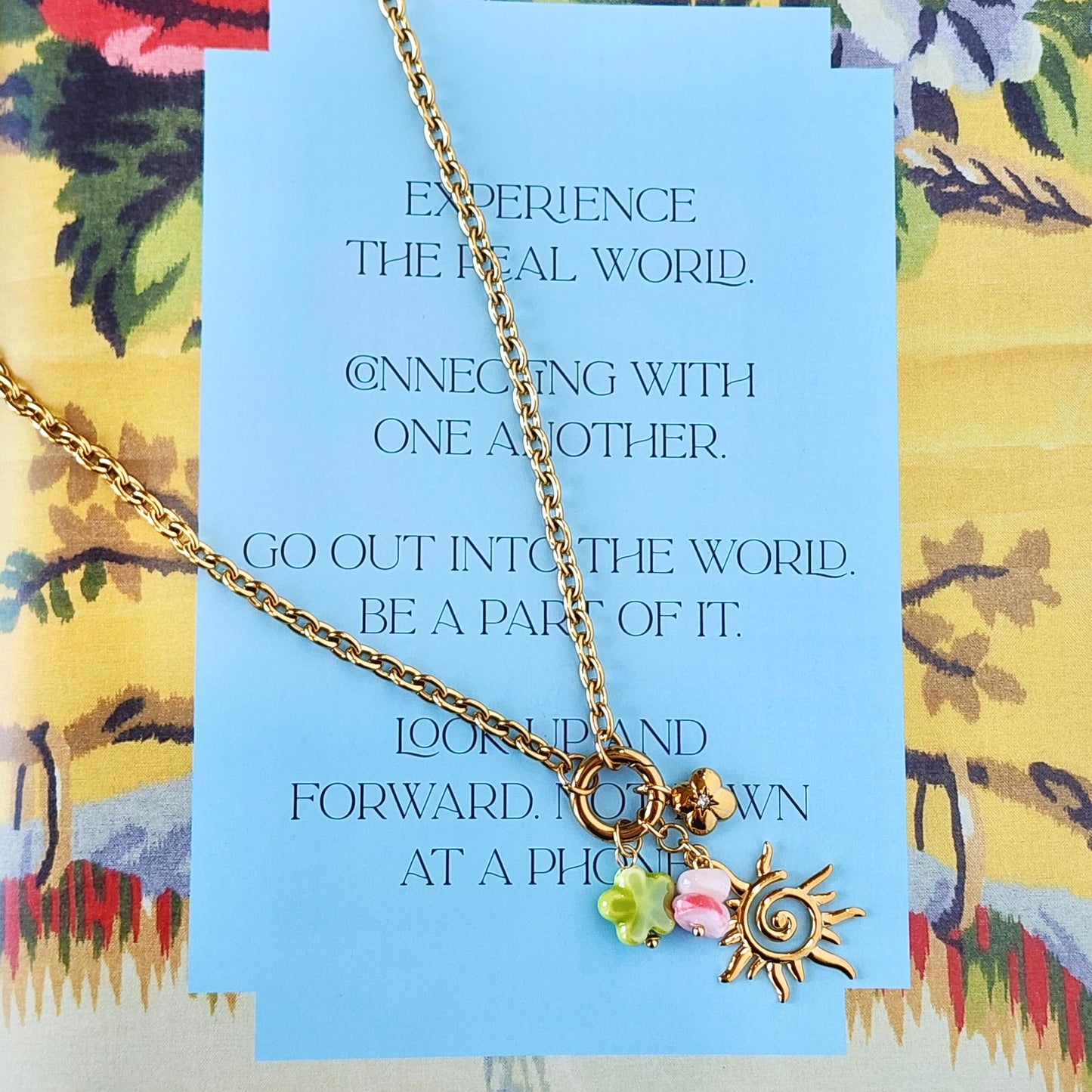 Sunny Days Charm Necklace
