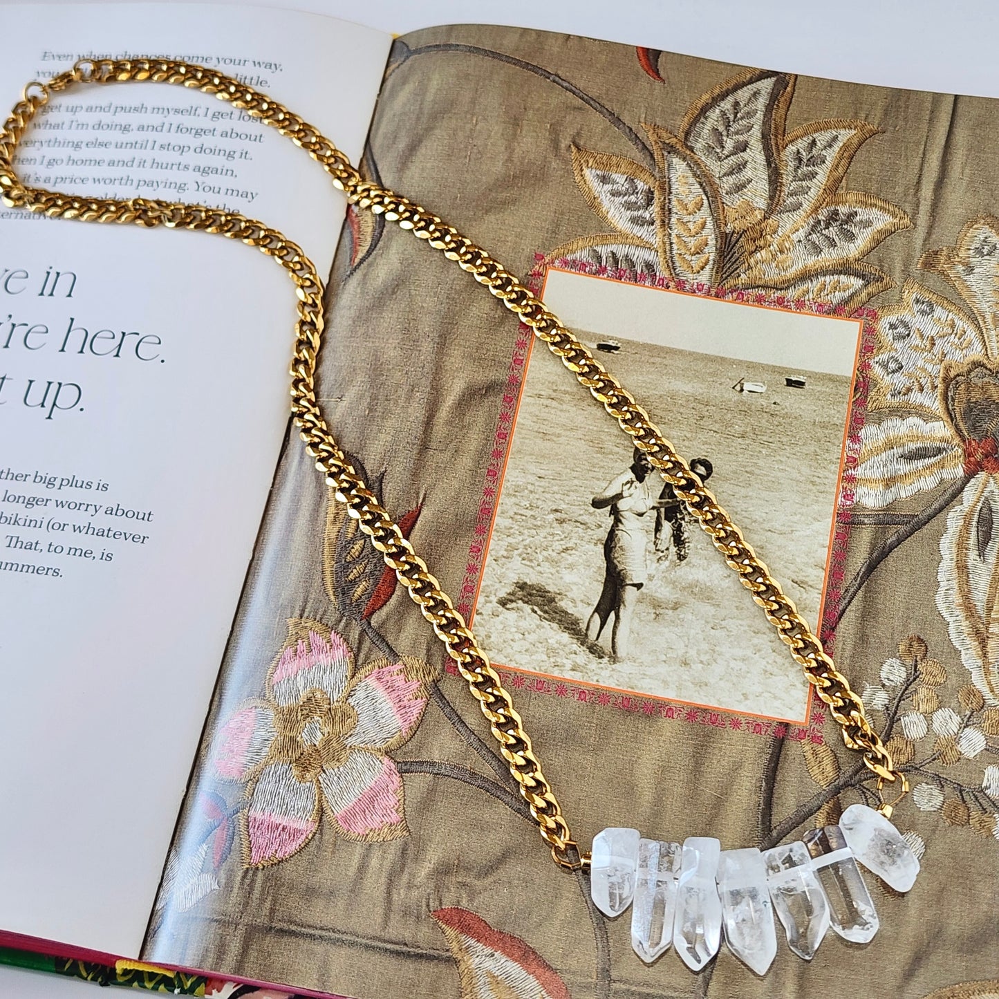 The Mother Lode Organic Crystal Necklace