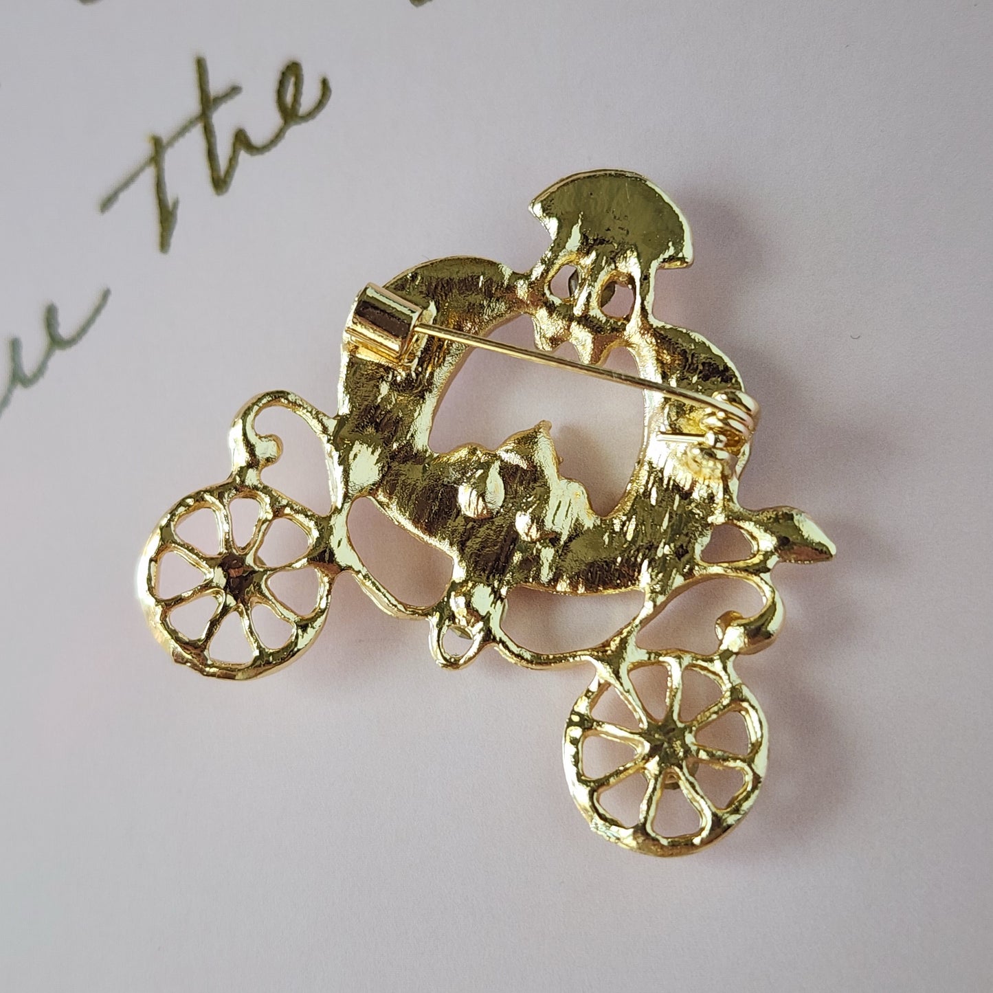 The Midnight Carriage Brooch