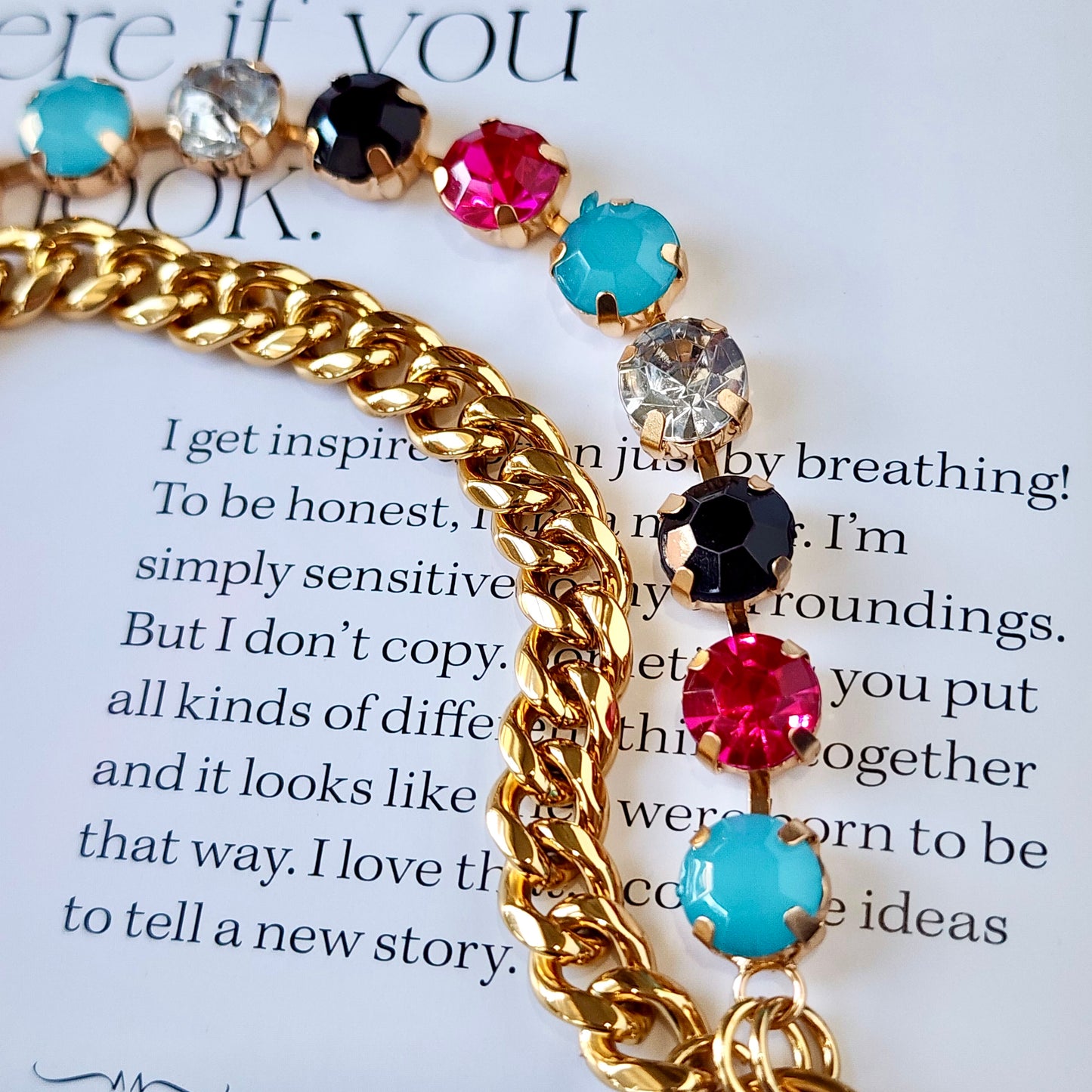 The Cabana Nights Crystal Necklace