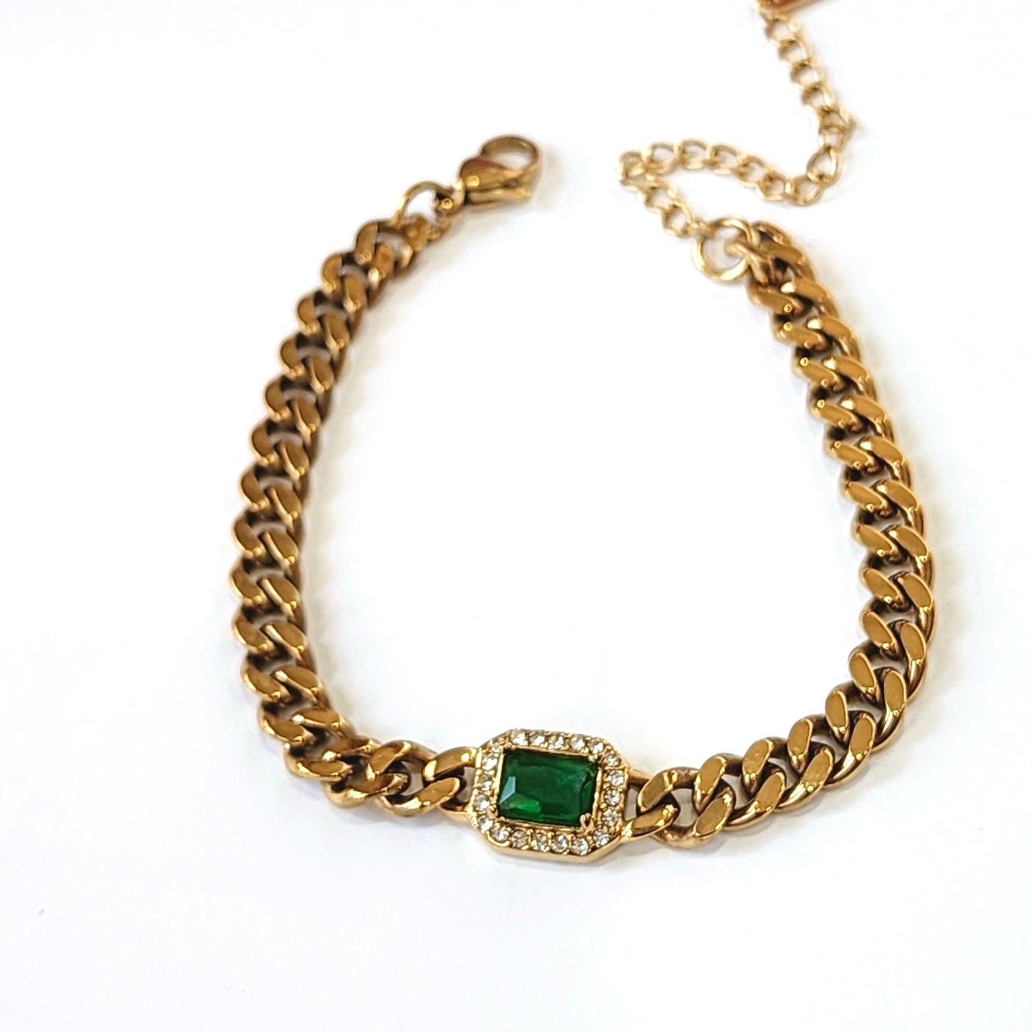 5th Ave Cuban Crystal Bracelet