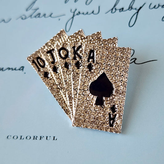 The Wild Card Brooch