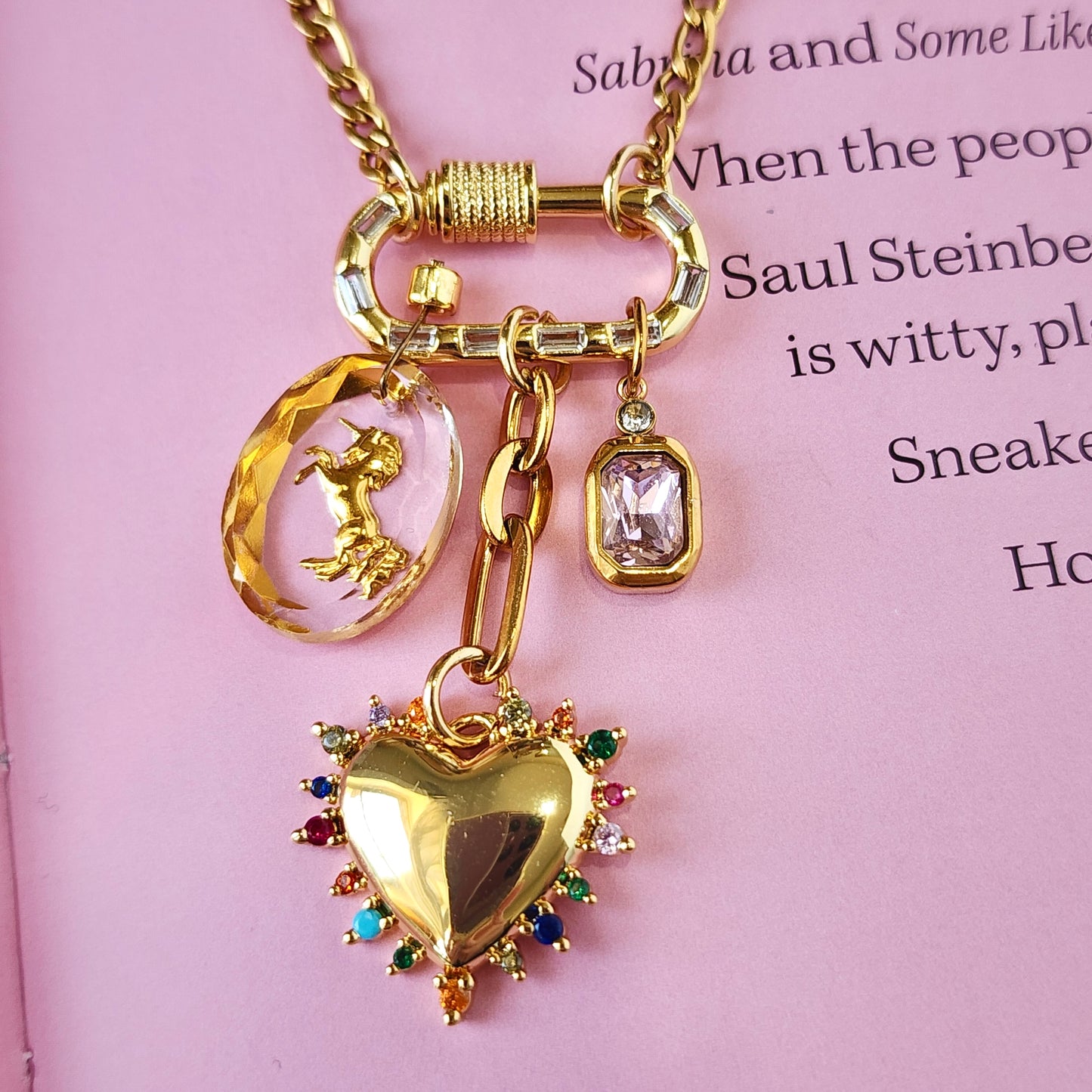The Whimsy Unicorn Charm Necklace