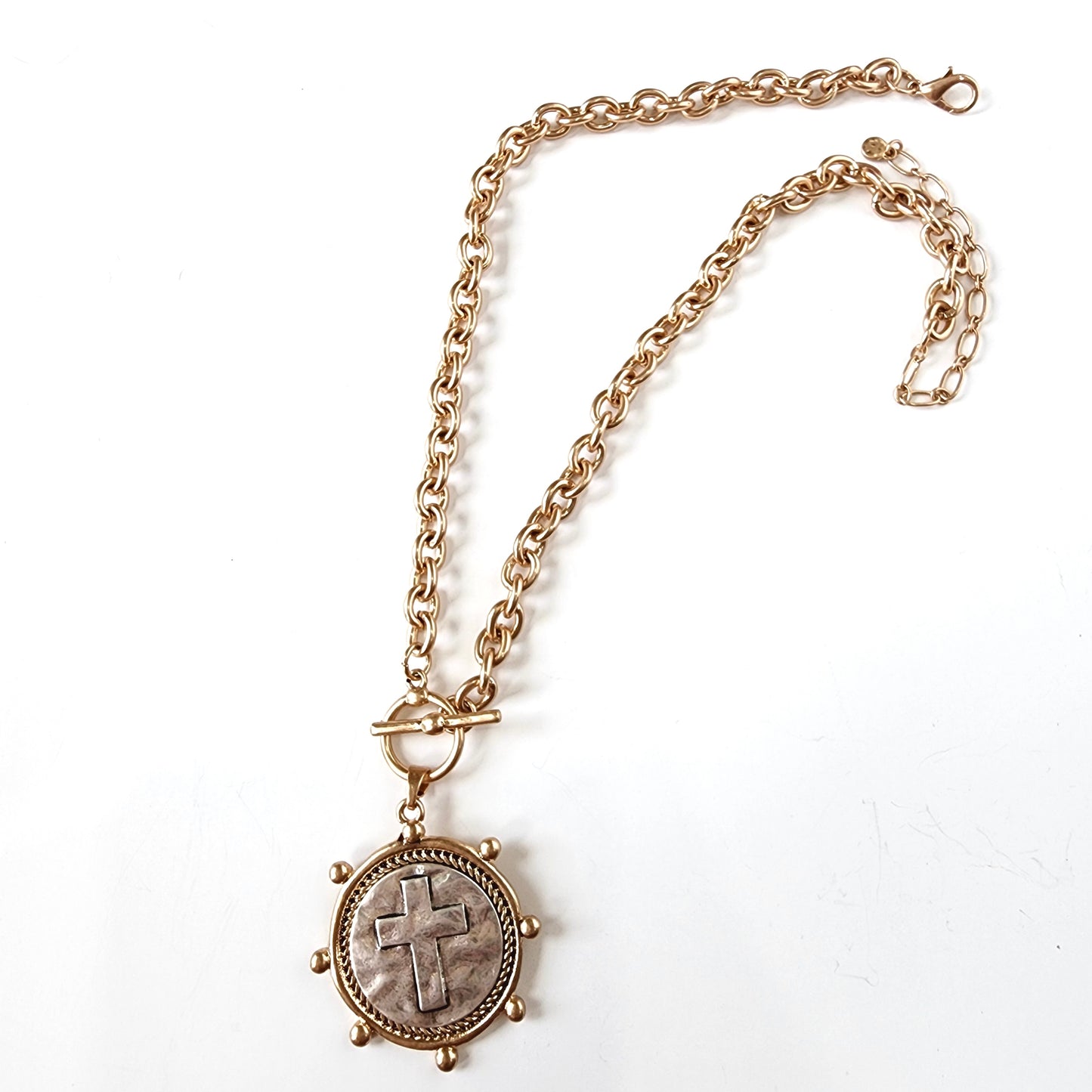 The Heirloom Cross Medallion Necklace