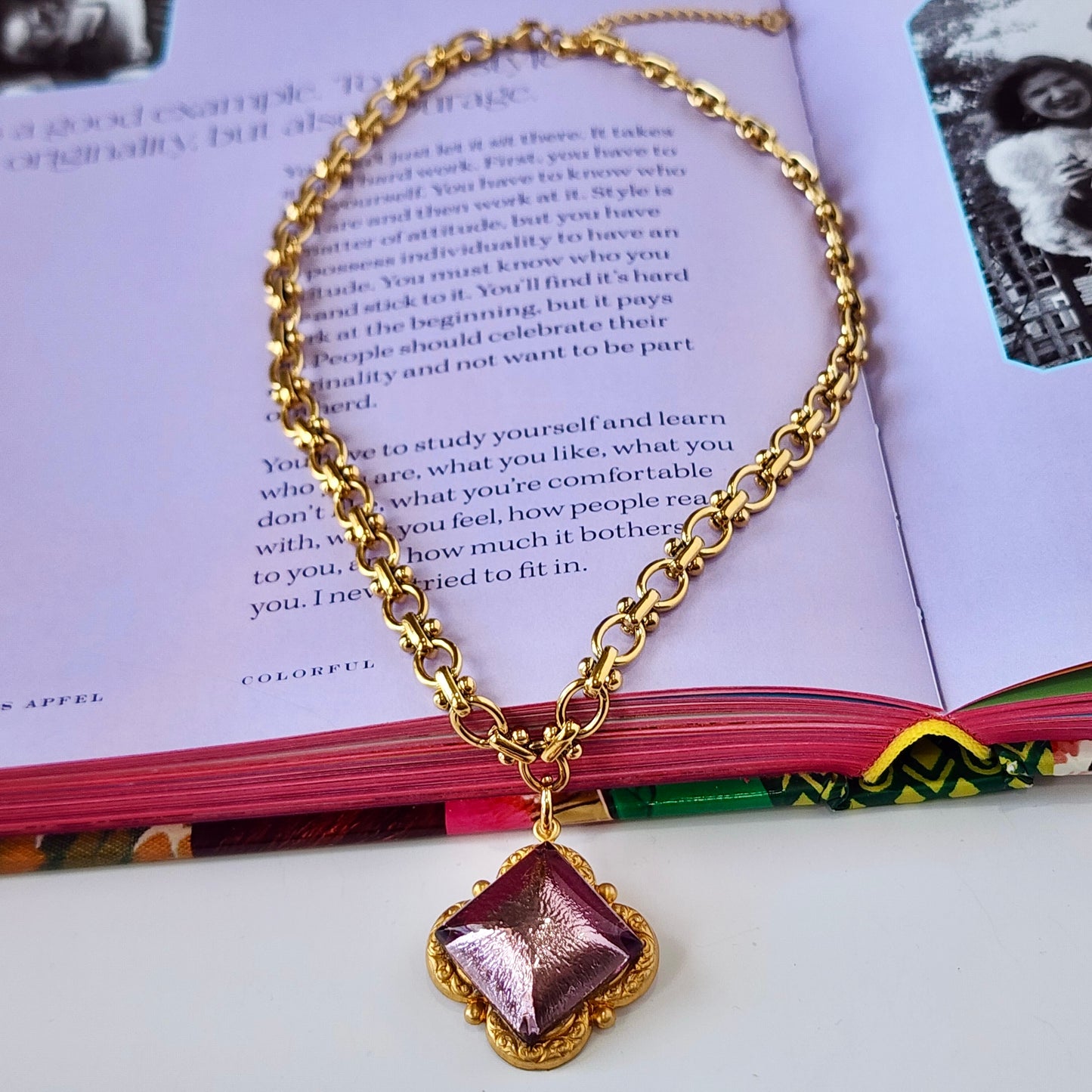 The Bordeaux Chateau Necklace
