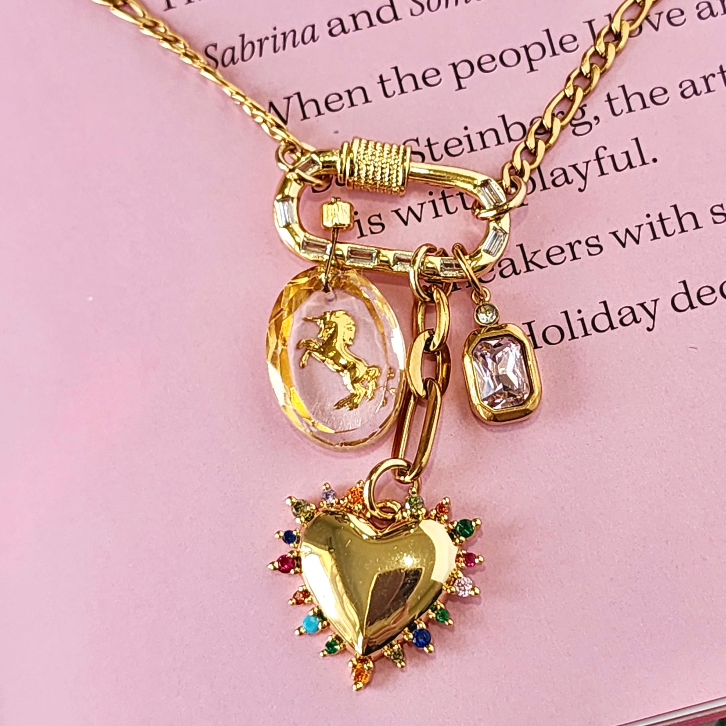 The Whimsy Unicorn Charm Necklace