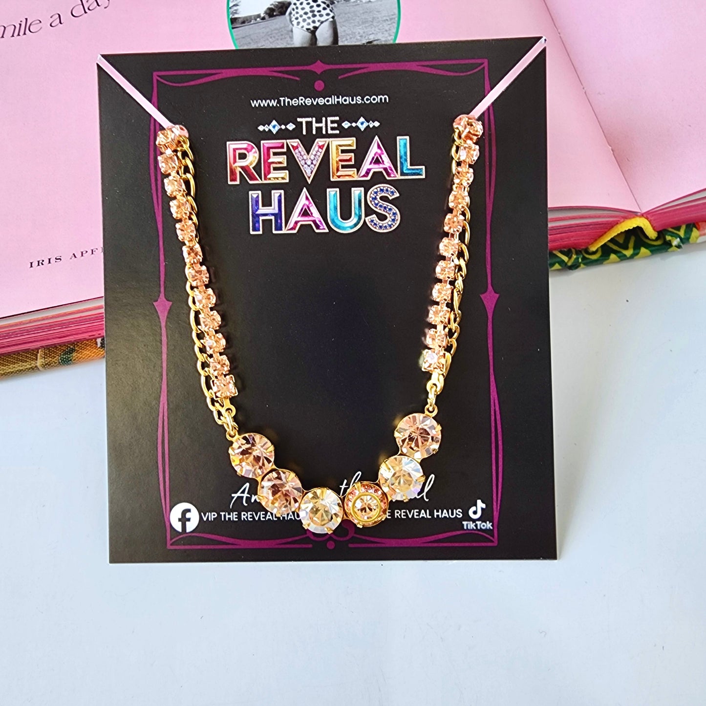 The Muse- Champagne Society Necklace