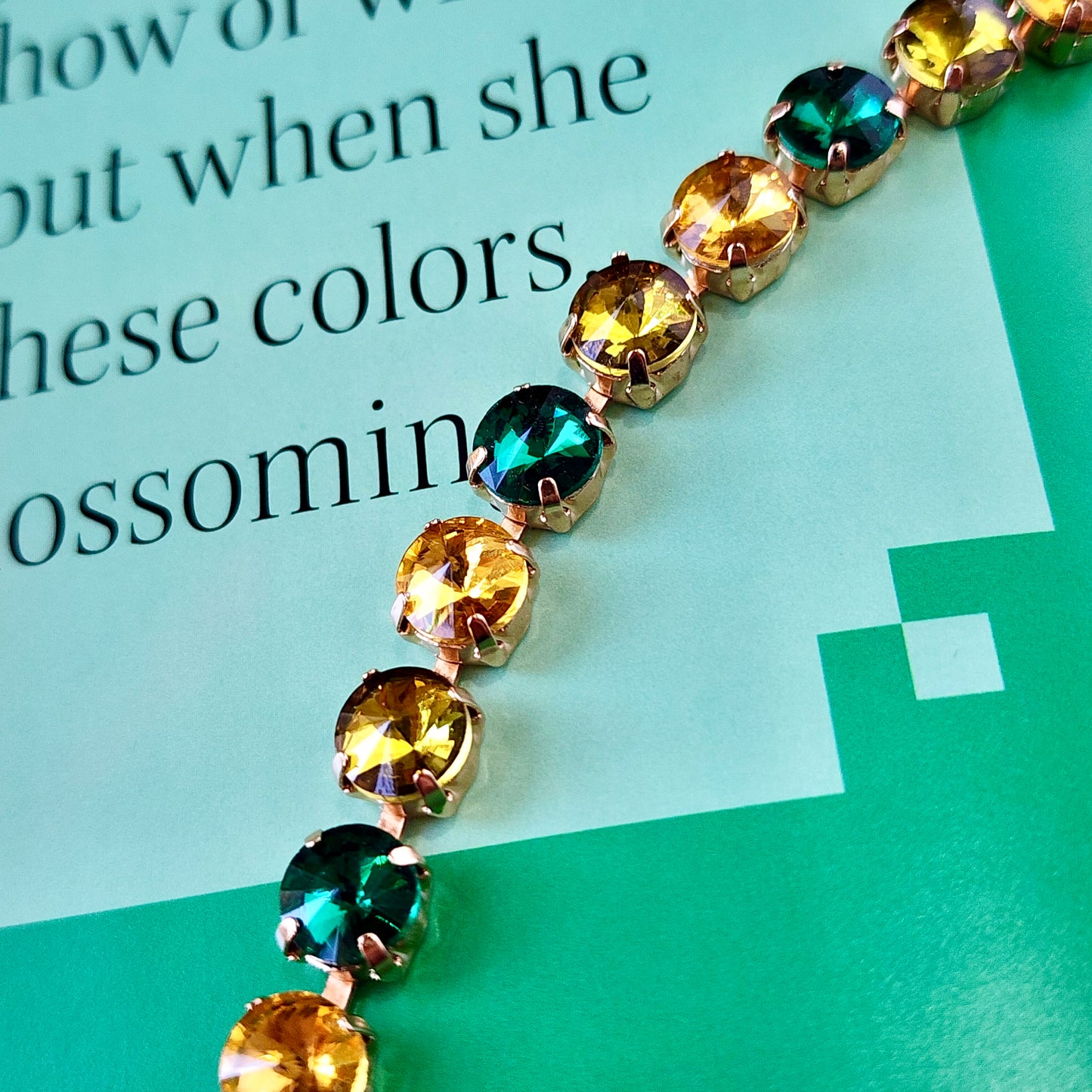 The Palm Verde Crystal Cross Necklace