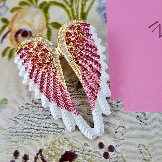 The Rosé Wings Brooch
