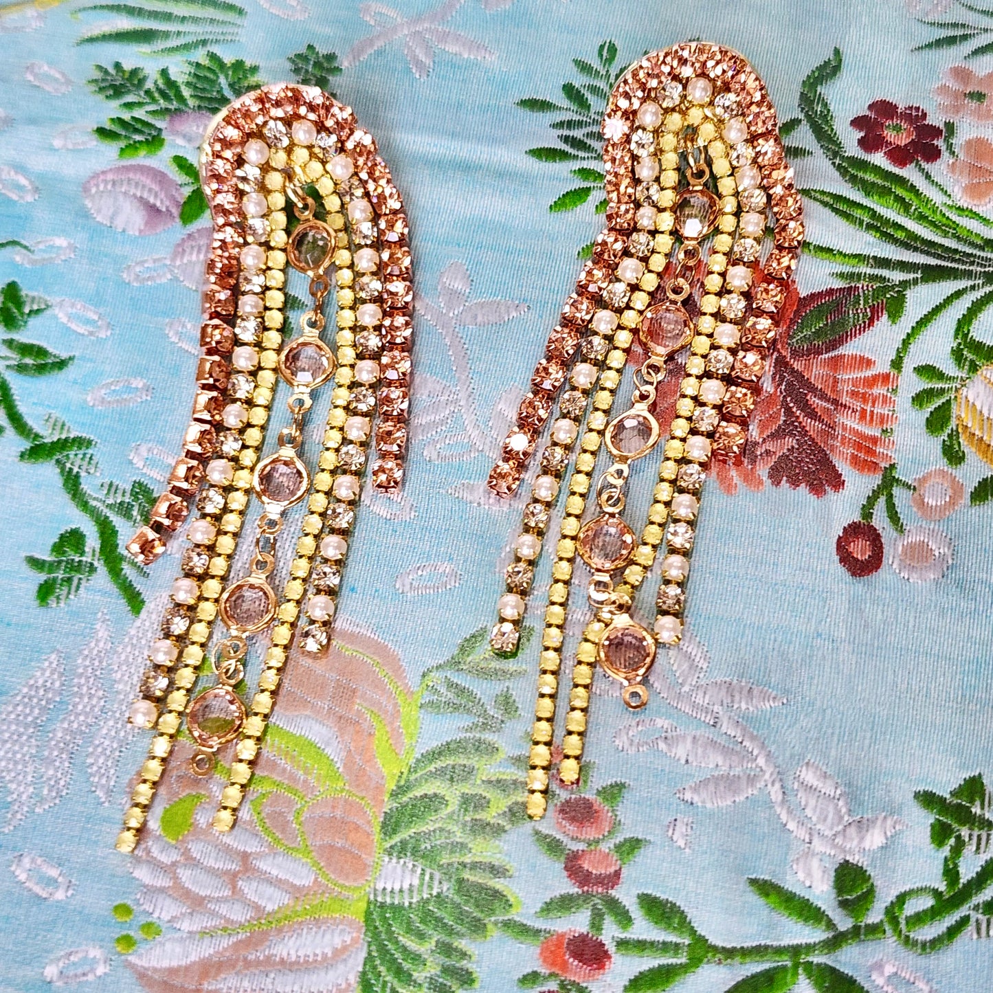Limoncello Crystal Earrings The Muse Collection