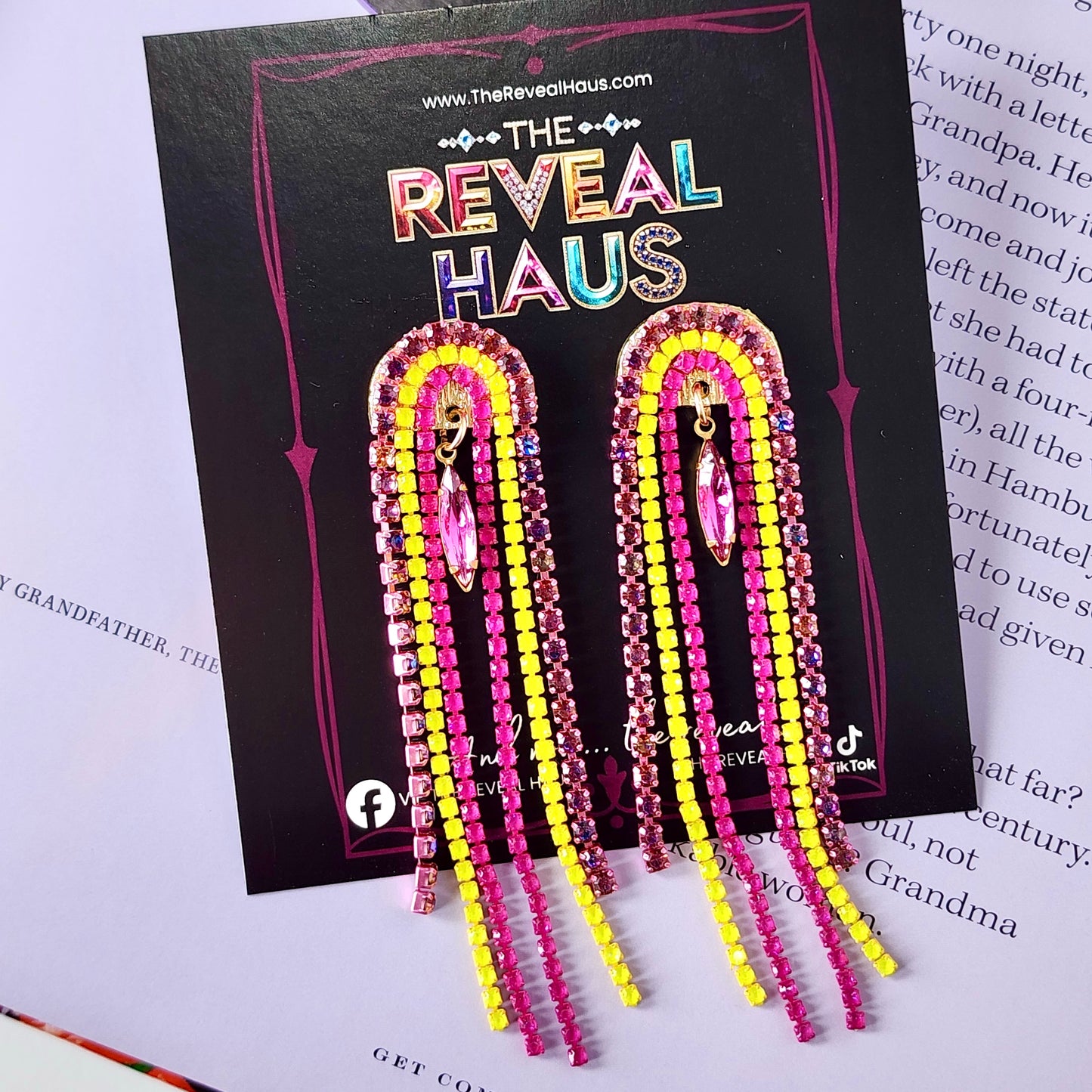 Taffy Tropics Crystal Earrings The Muse Collection