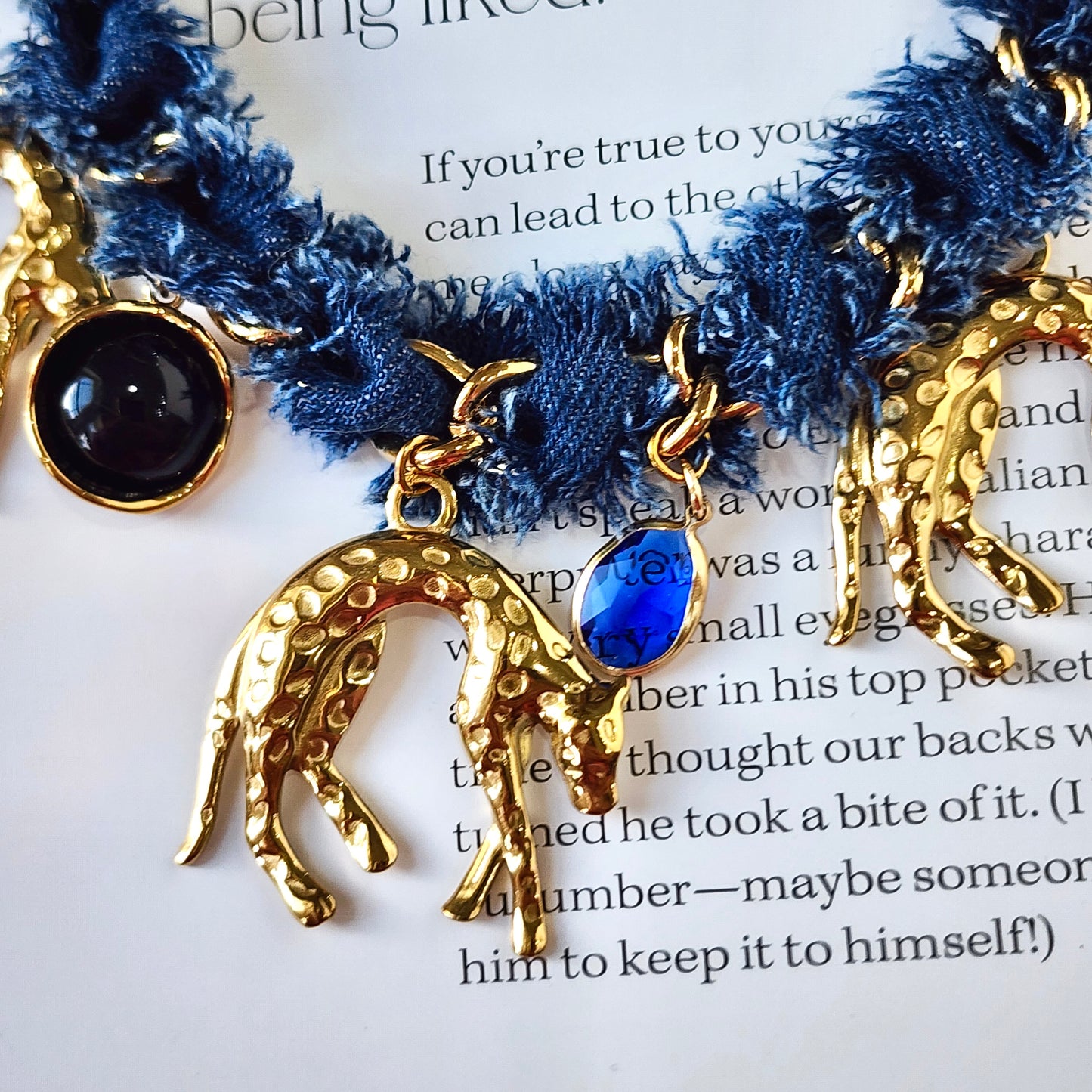 Midnight Panther Maximalist Necklace