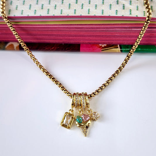 Gem Scoop Necklace