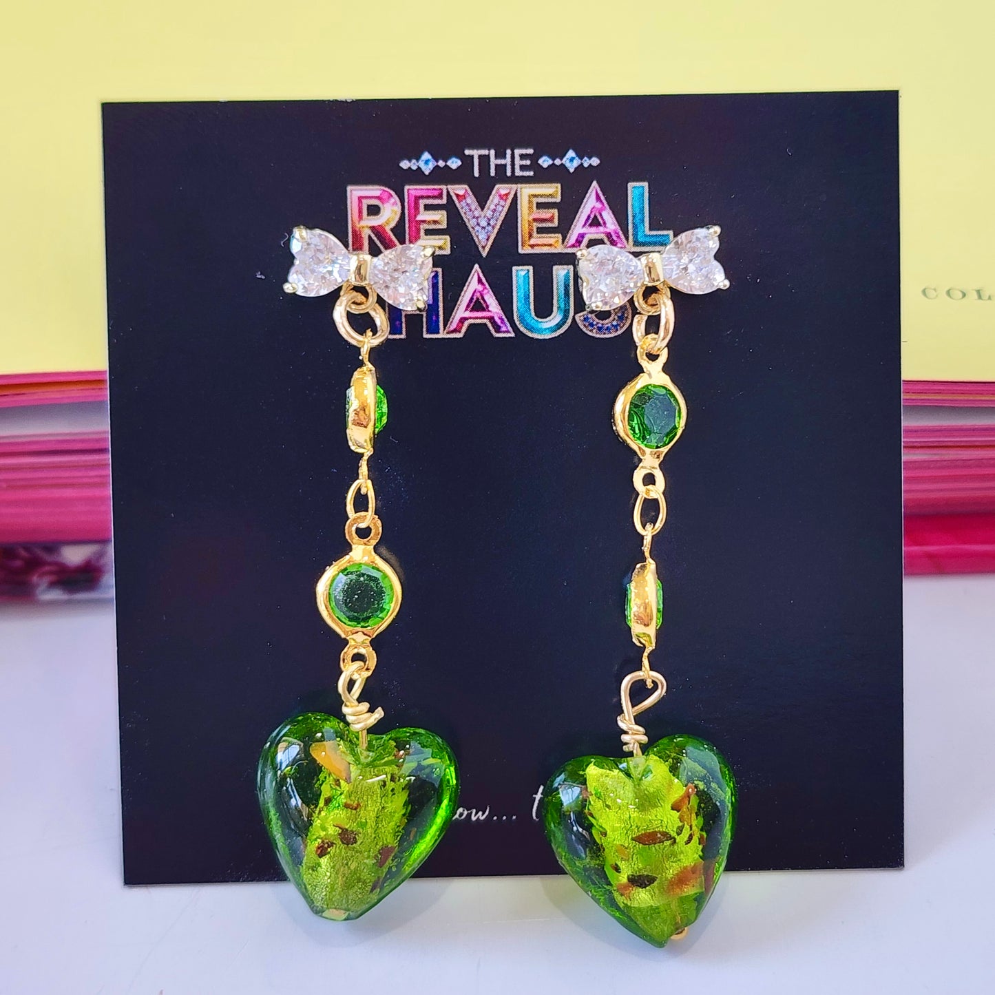 The Murano Heart Earrings