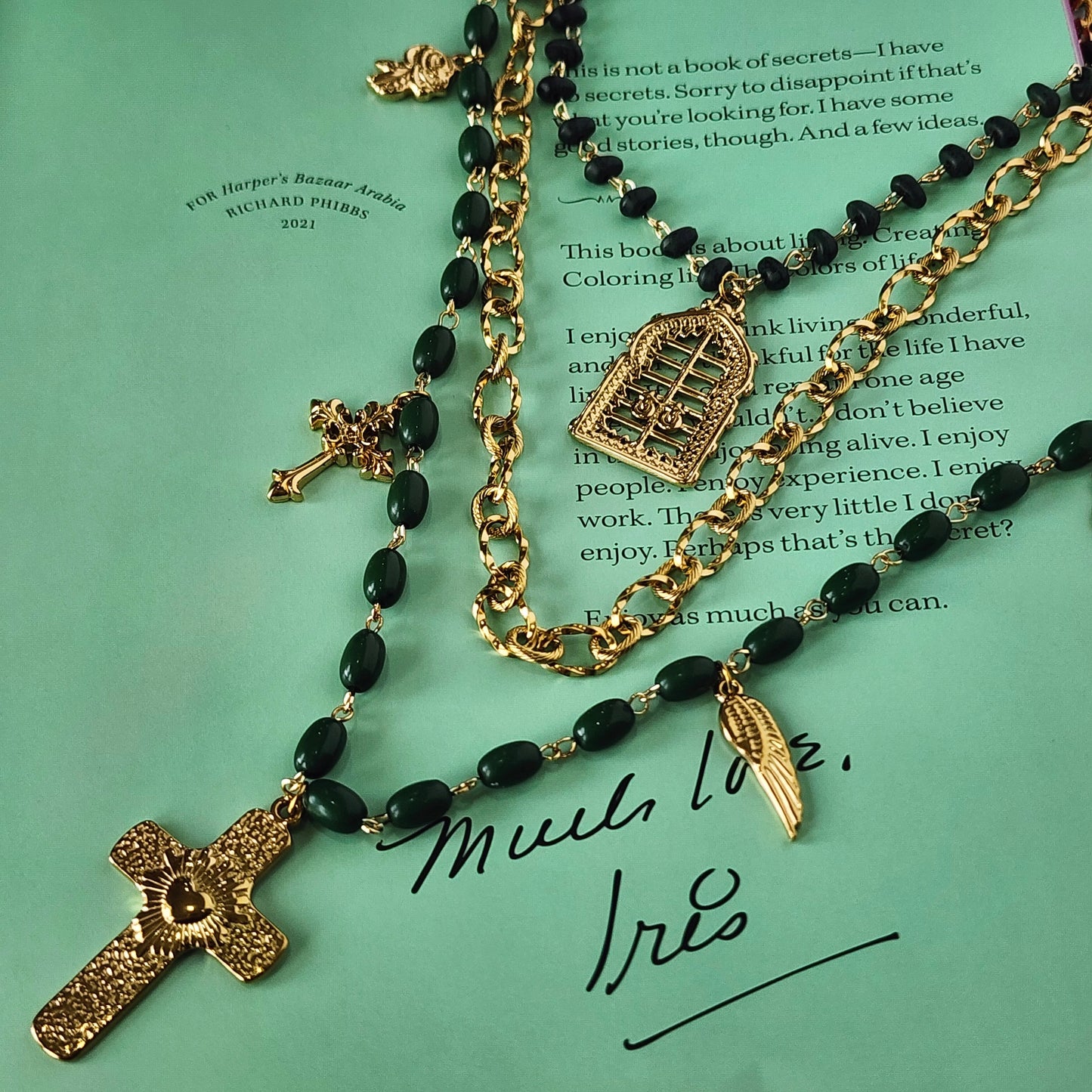 The Francesca Layered Charm Necklace
