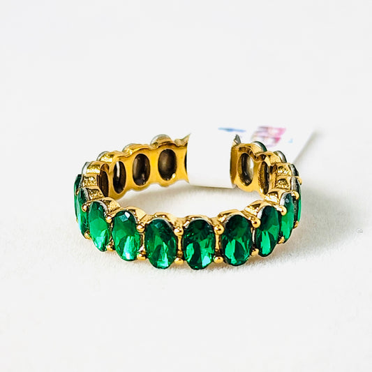 The Bellamy Band Ring-Green