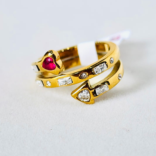 Shooting Heart Ring