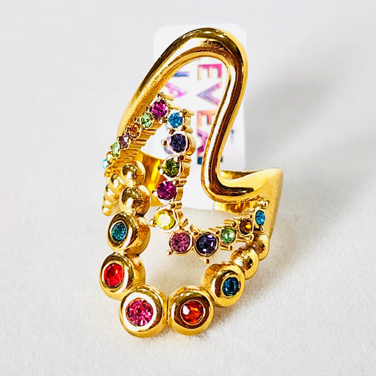 The Armor- Ring Multi gemstones