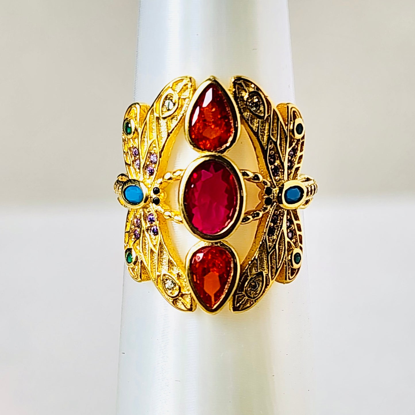 The Meeting Point- Sterling Gold Vermeil Ring