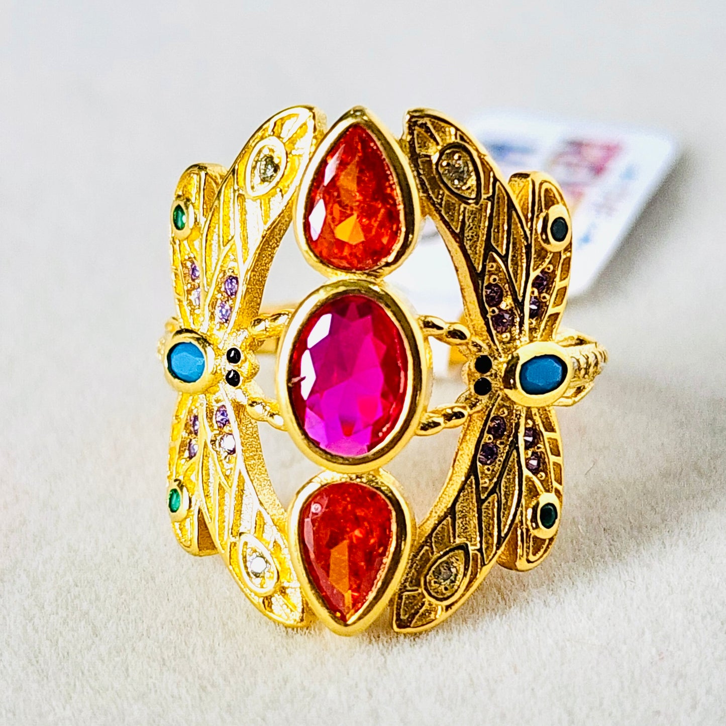 The Meeting Point- Sterling Gold Vermeil Ring