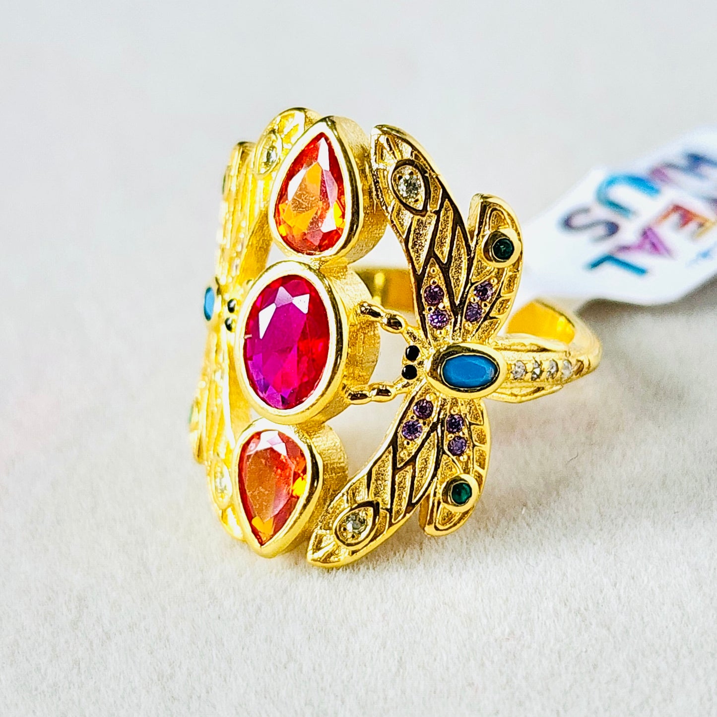 The Meeting Point- Sterling Gold Vermeil Ring