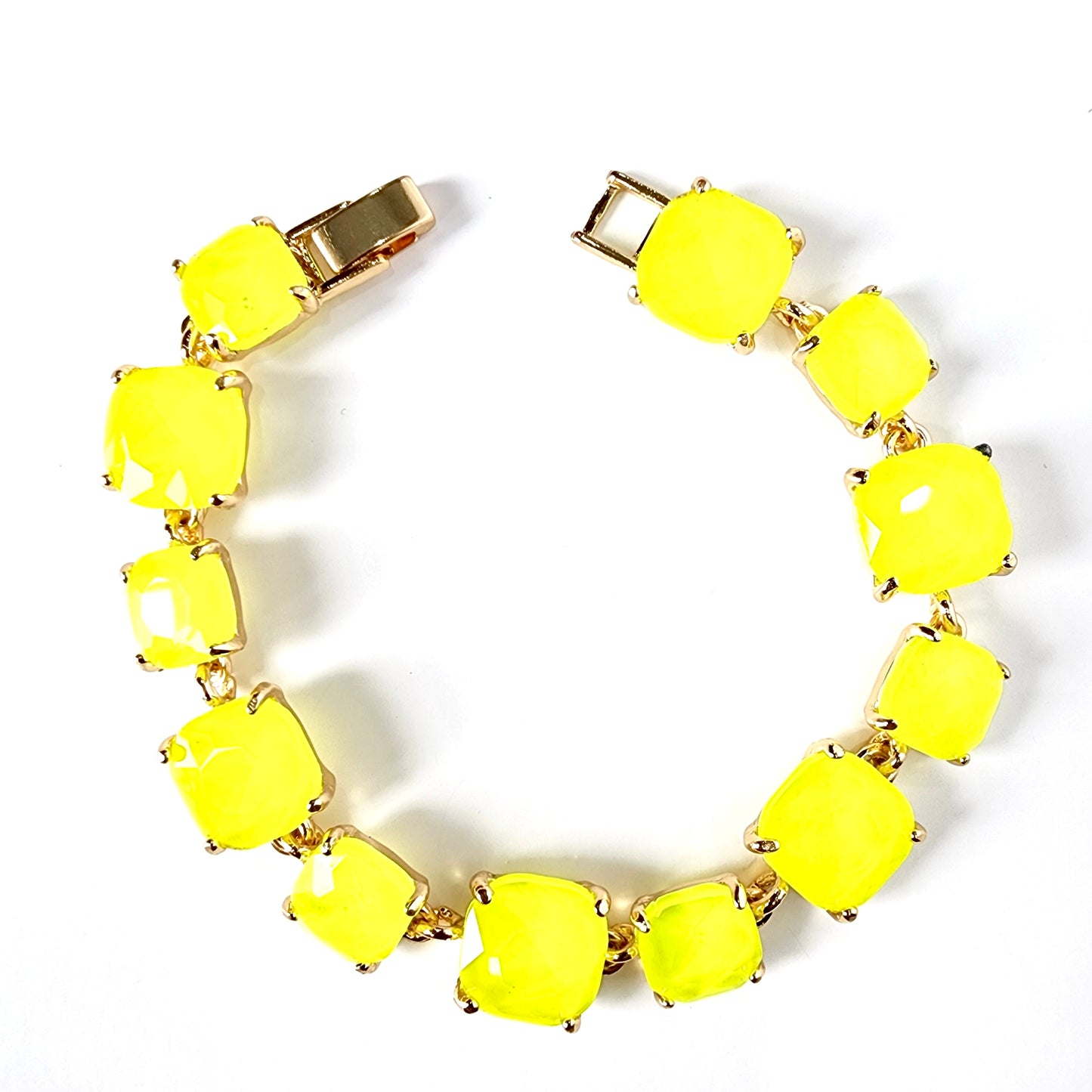 The Sheena- Square Gemstone Bracelet