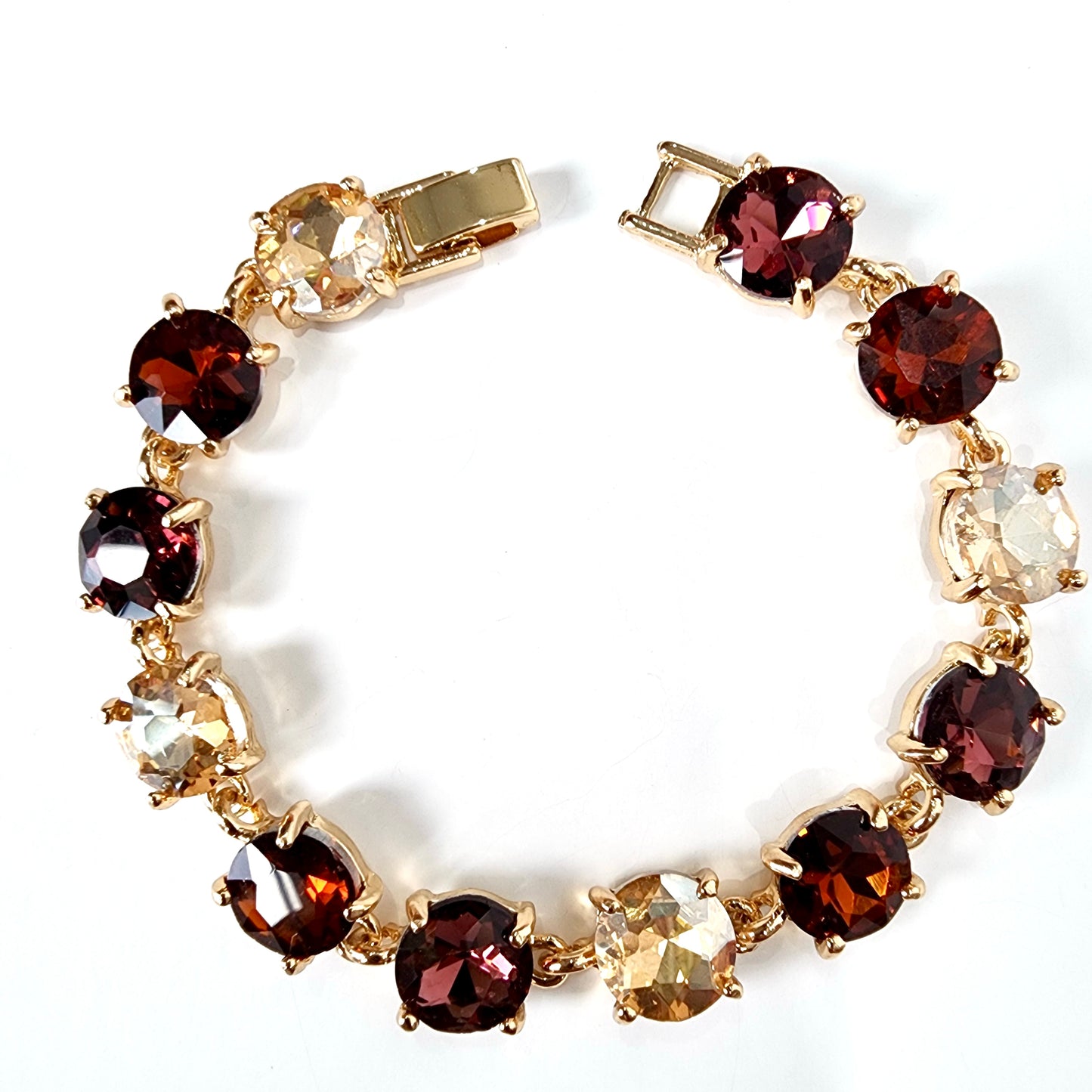 The Cindy- Round Gemstone Bracelet