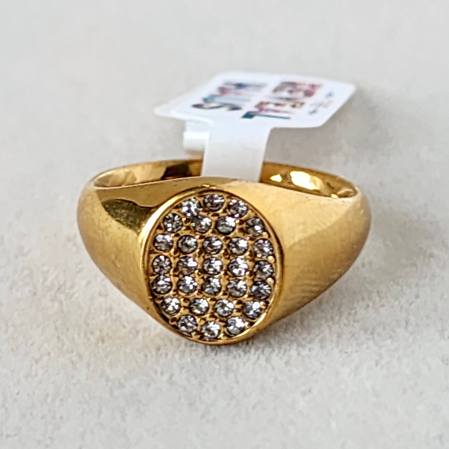 Pave’ Signet Ring