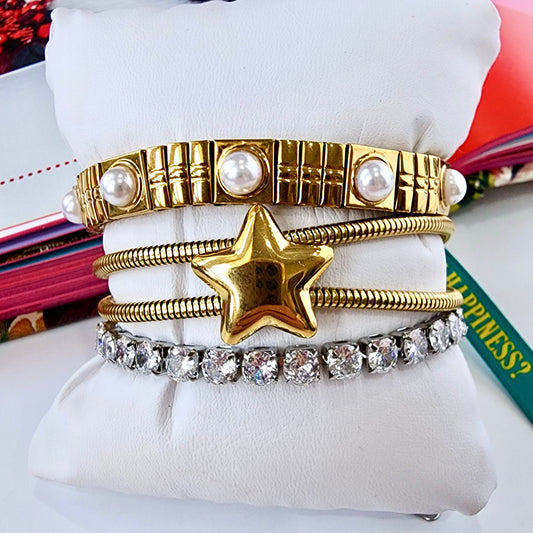 Haus Party Bracelet Stack Stellar